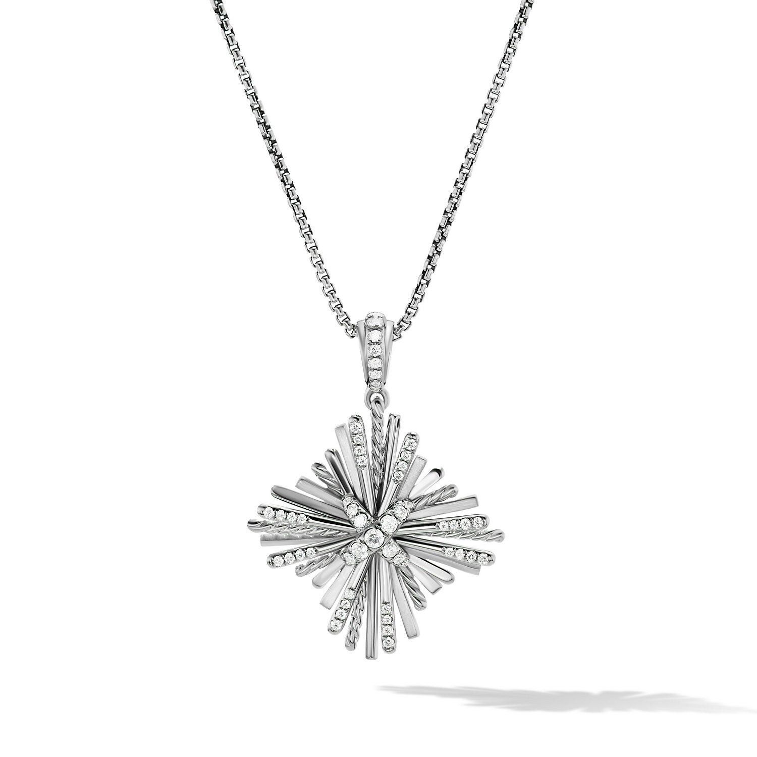 o1w1db10325 Angelika Four Point Necklace in Sterling Silver