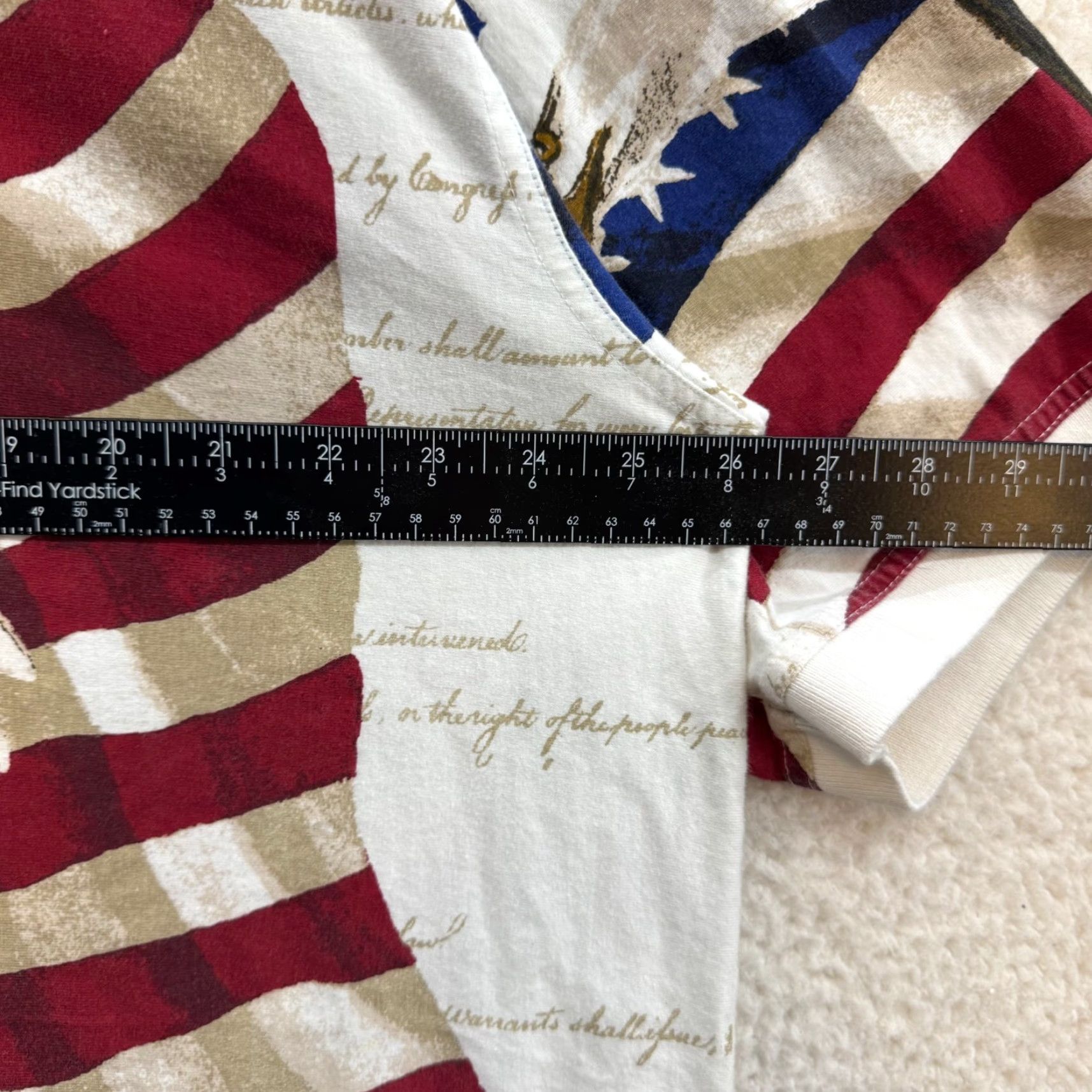 Cotton Traders VINTAGE Y2K Polo Shirt Mens 2XL Eagle American Flag USA Patriotic Graphic Shirt Size US XXL / EU 58 / 5 - 4 Thumbnail