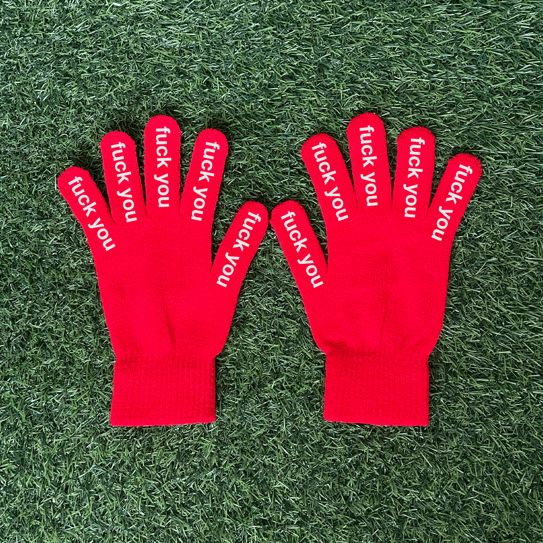 Vintage F*CK YOU GLOVES Size ONE SIZE - 1 Preview