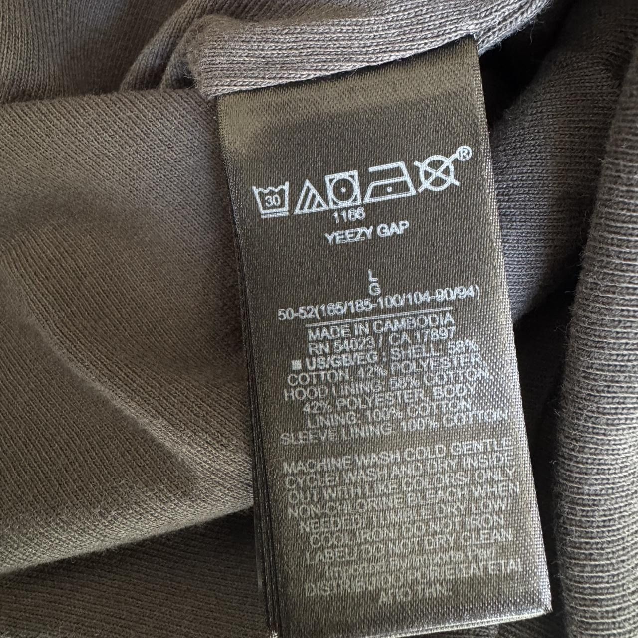 Balenciaga × Gap × Yeezy Yeezy Gap Balenciaga Shrunken Dove Hoodie Size US L / EU 52-54 / 3 - 5 Thumbnail