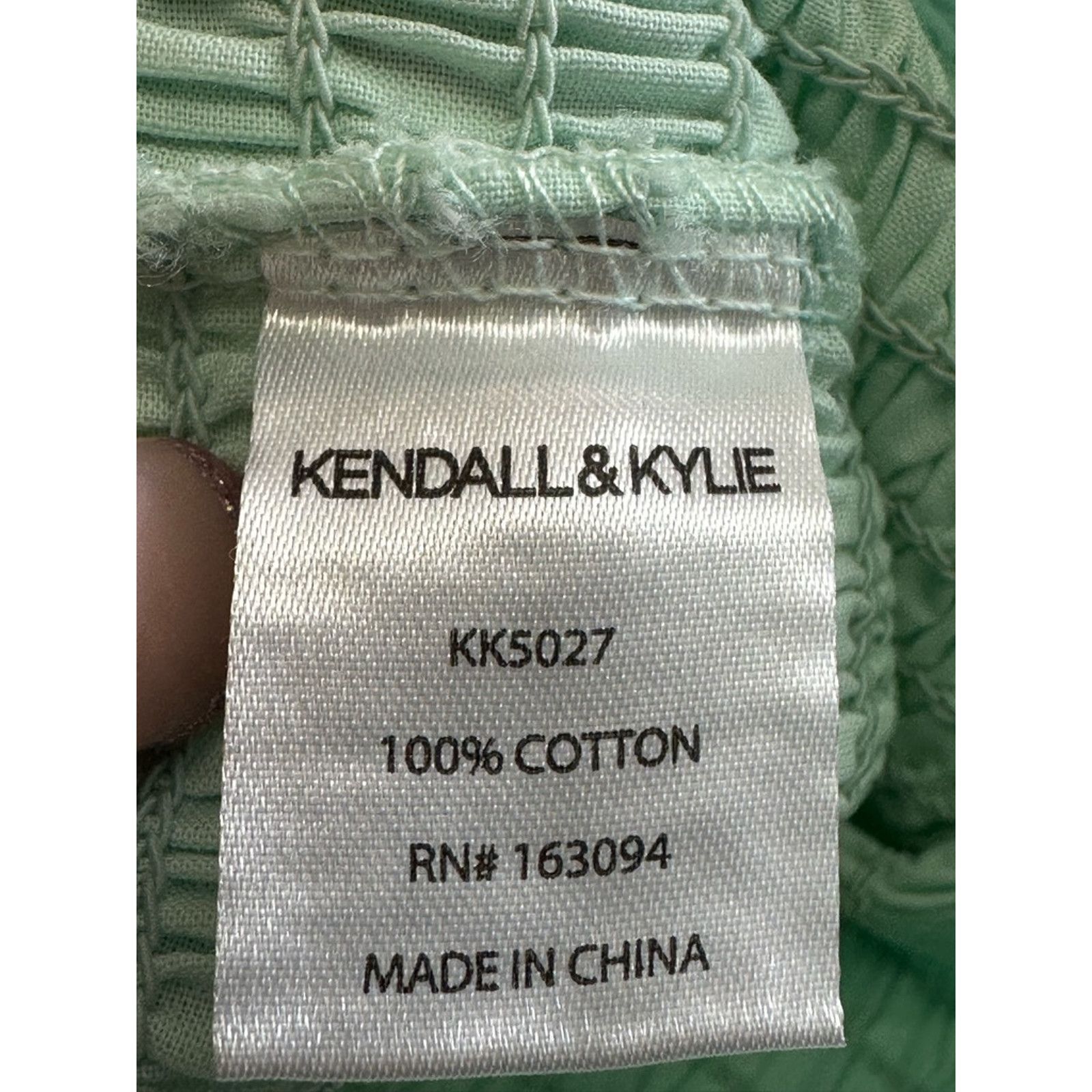 Other Kendall & Kylie Mini Skirt Smocked Ruffles Green Women's S Size 27" / US 4 / IT 40 - 9 Thumbnail