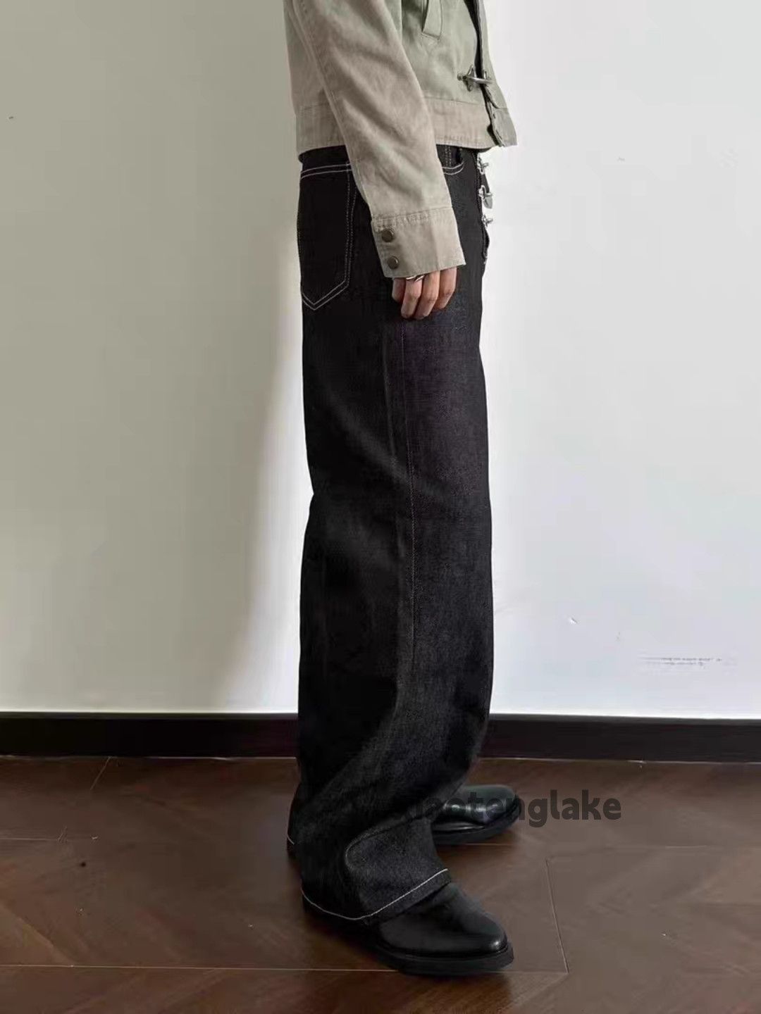 Jean xtl utility wide Leg loose baggy yuppie flared jeans Size US 28 / EU 44 - 3 Thumbnail