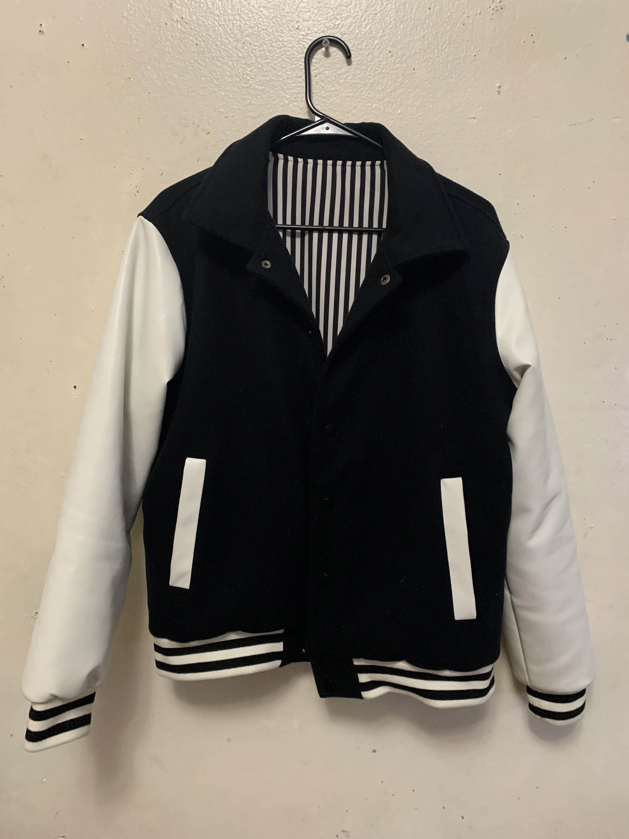 Other SAMPLE 1 of 1 Varsity Jacket ⊛ NAVY BLUE/WHITE ⊛ Brand New Size US M / EU 48-50 / 2 - 1 Thumbnail
