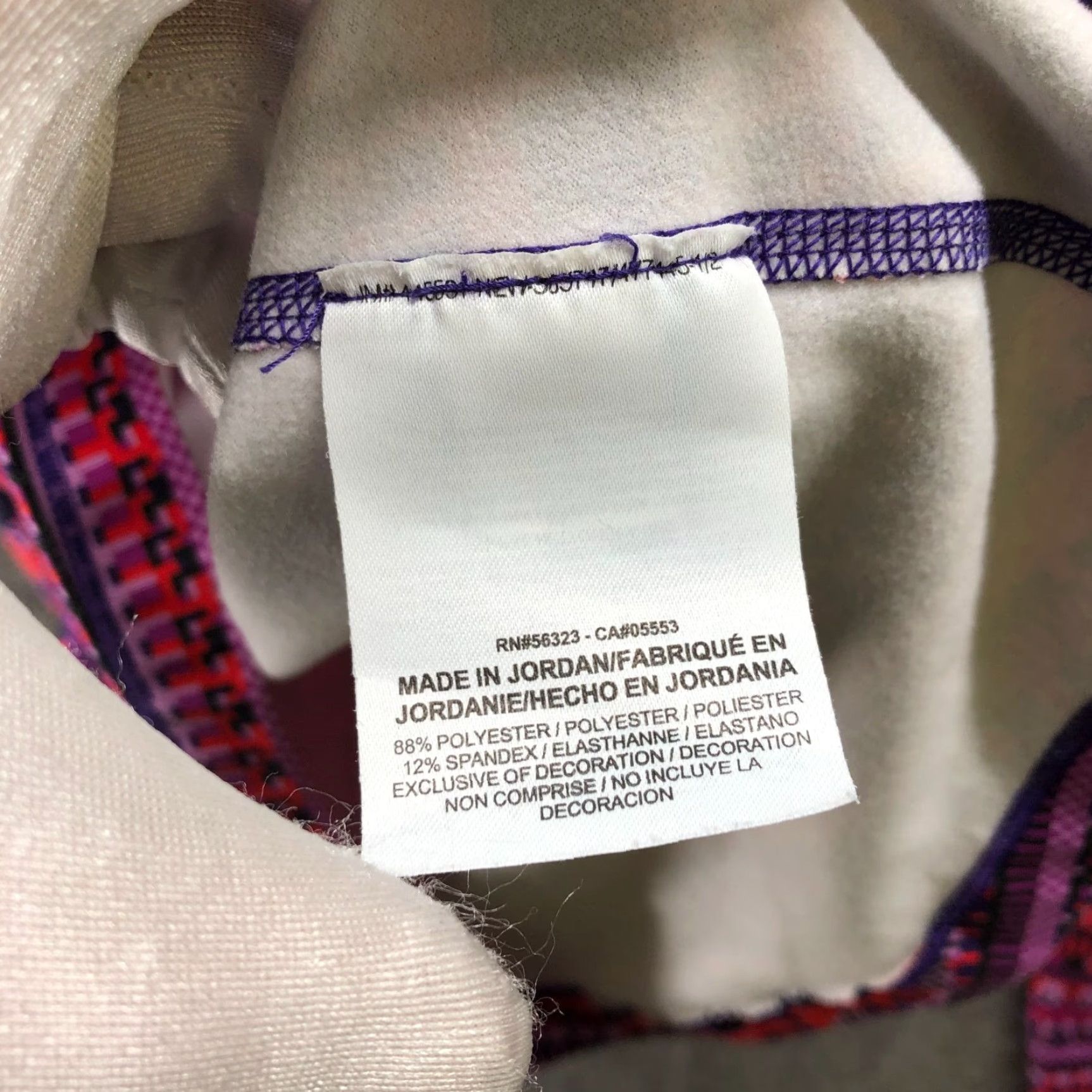 Nike Nike Shirt Womens XS Pink Pro Hyperwarm Long Sleeve Half Zip Pullover Geometric Shirt Size XS / US 0-2 / IT 36-38 - 7 Thumbnail