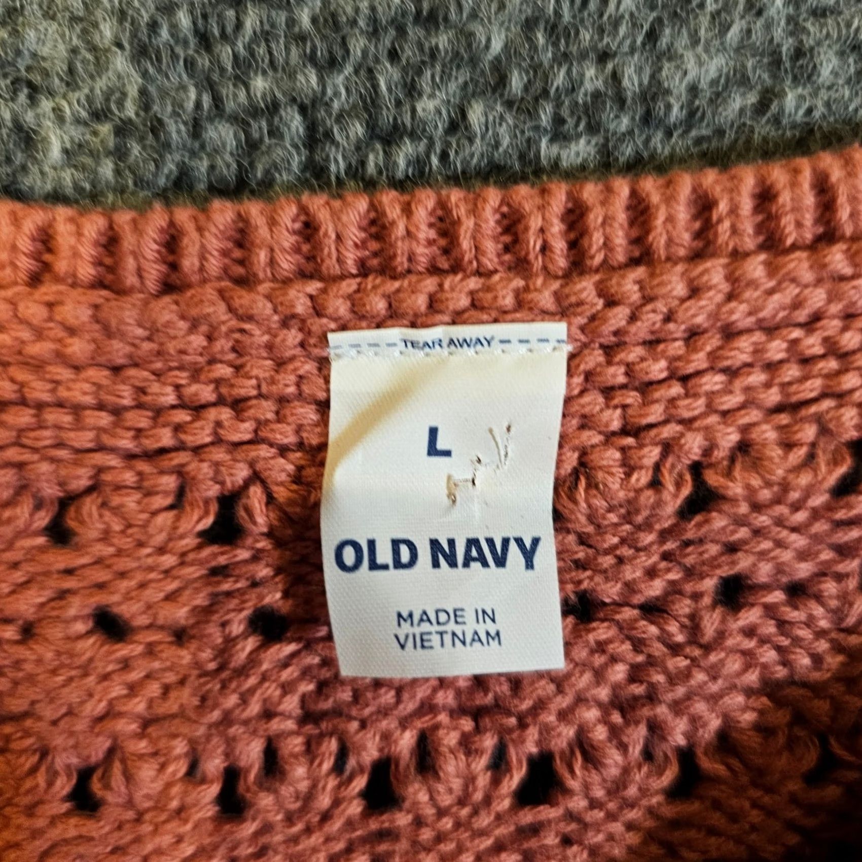 Old Navy Old Navy Dress Womens Size Large Orange Crochet Sheer Midi Beach Coverup Casual Size L / US 10 / IT 46 - 3 Thumbnail