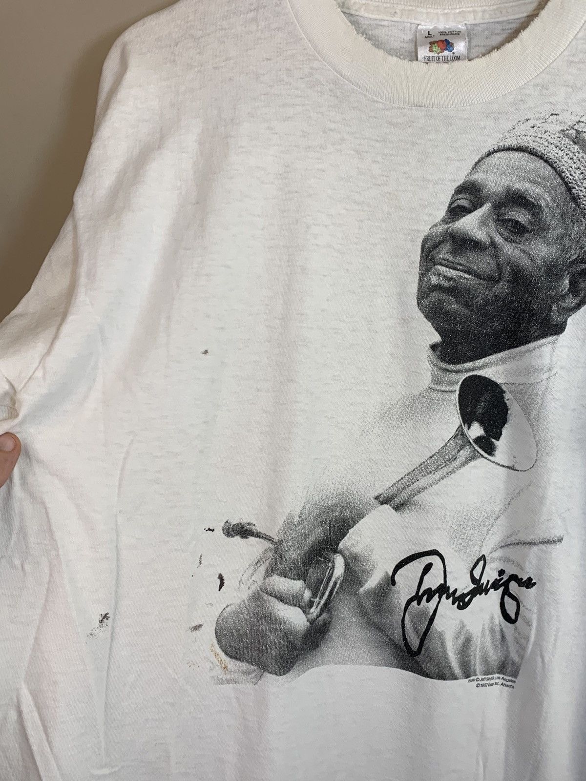 Band Tees × Vintage *RARE* Vintage 1992 Dizzy Gillespie Jazz Single Stitch Shirt Size US XL / EU 56 / 4 - 11 Thumbnail