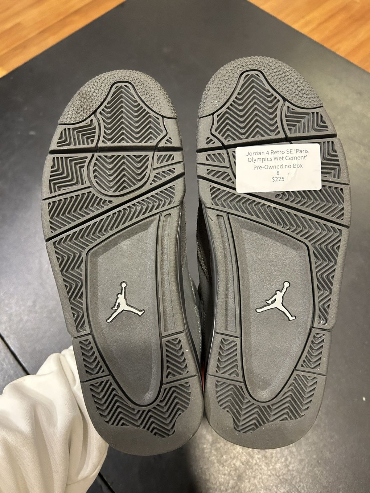 Jordan Brand Jordan 4 Retro ‘Paris Olympics Wet Cement’ Size US 8.5 / EU 41-42 - 7 Thumbnail