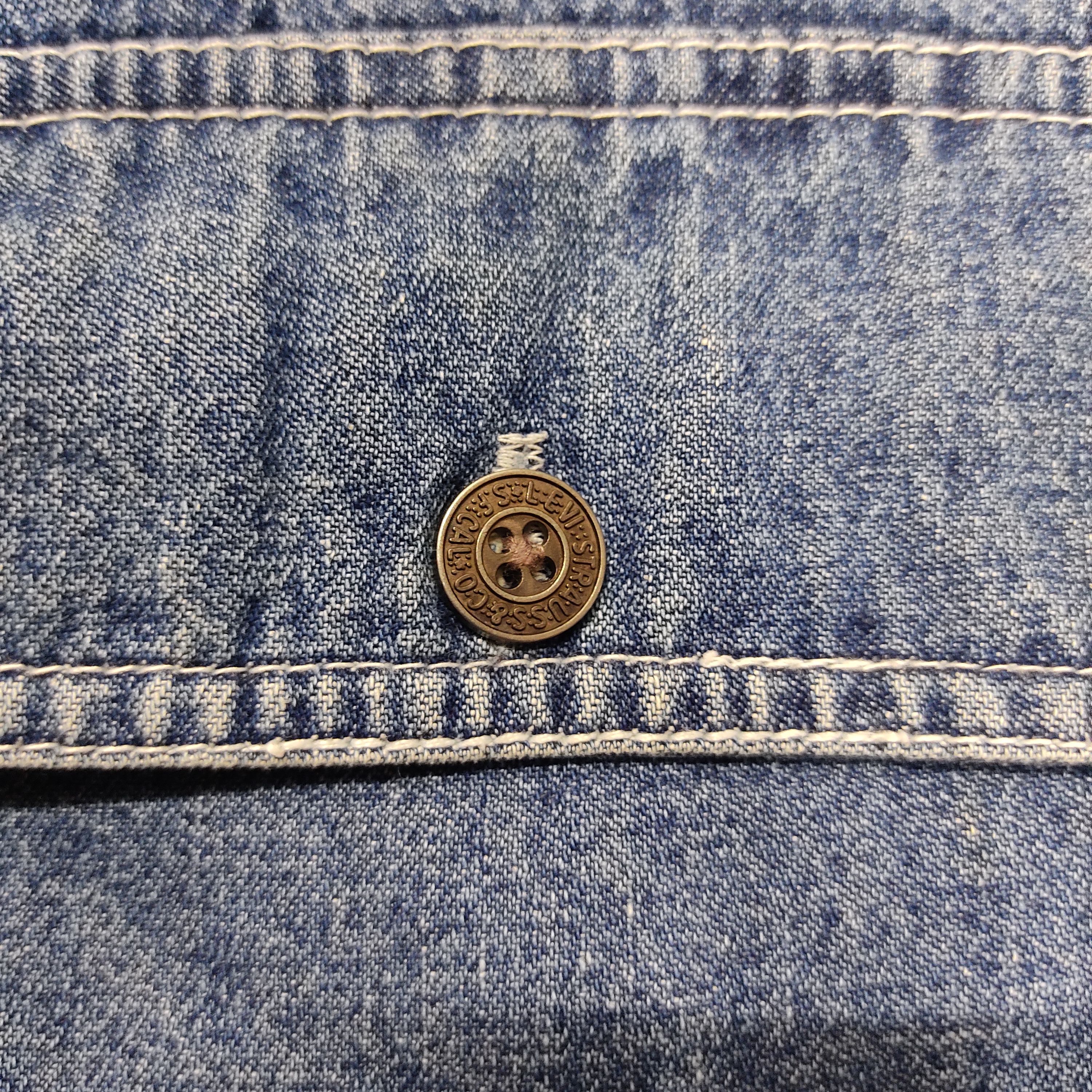 Levi's × Vintage Vintage Levi's Fleece Lined Denim Shirt Jacket Size US M / EU 48-50 / 2 - 9 Thumbnail