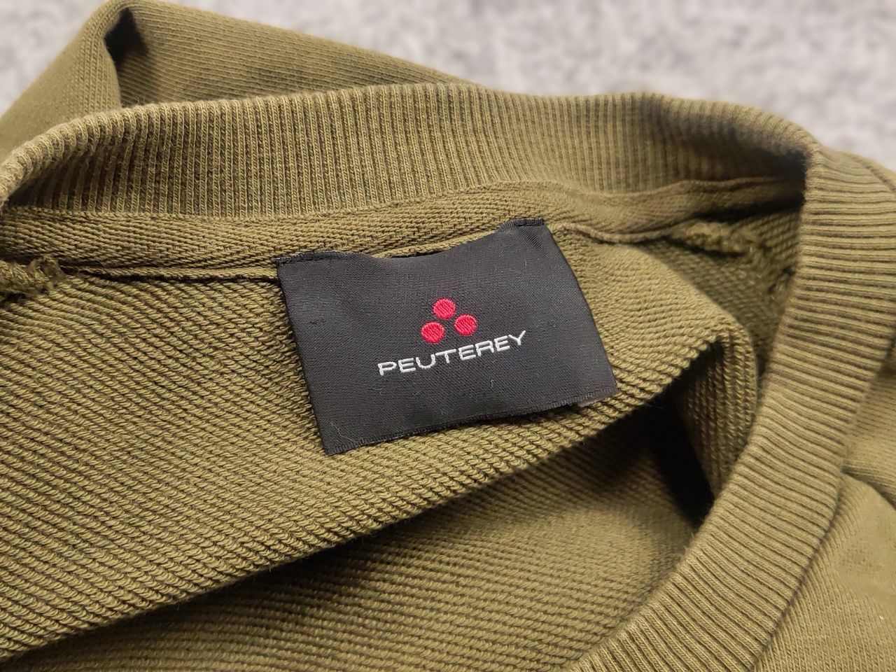 Peuterey Peuterey Embroidered logo Designer Crew Chek Sweatshirt Size US XL / EU 56 / 4 - 14 Thumbnail