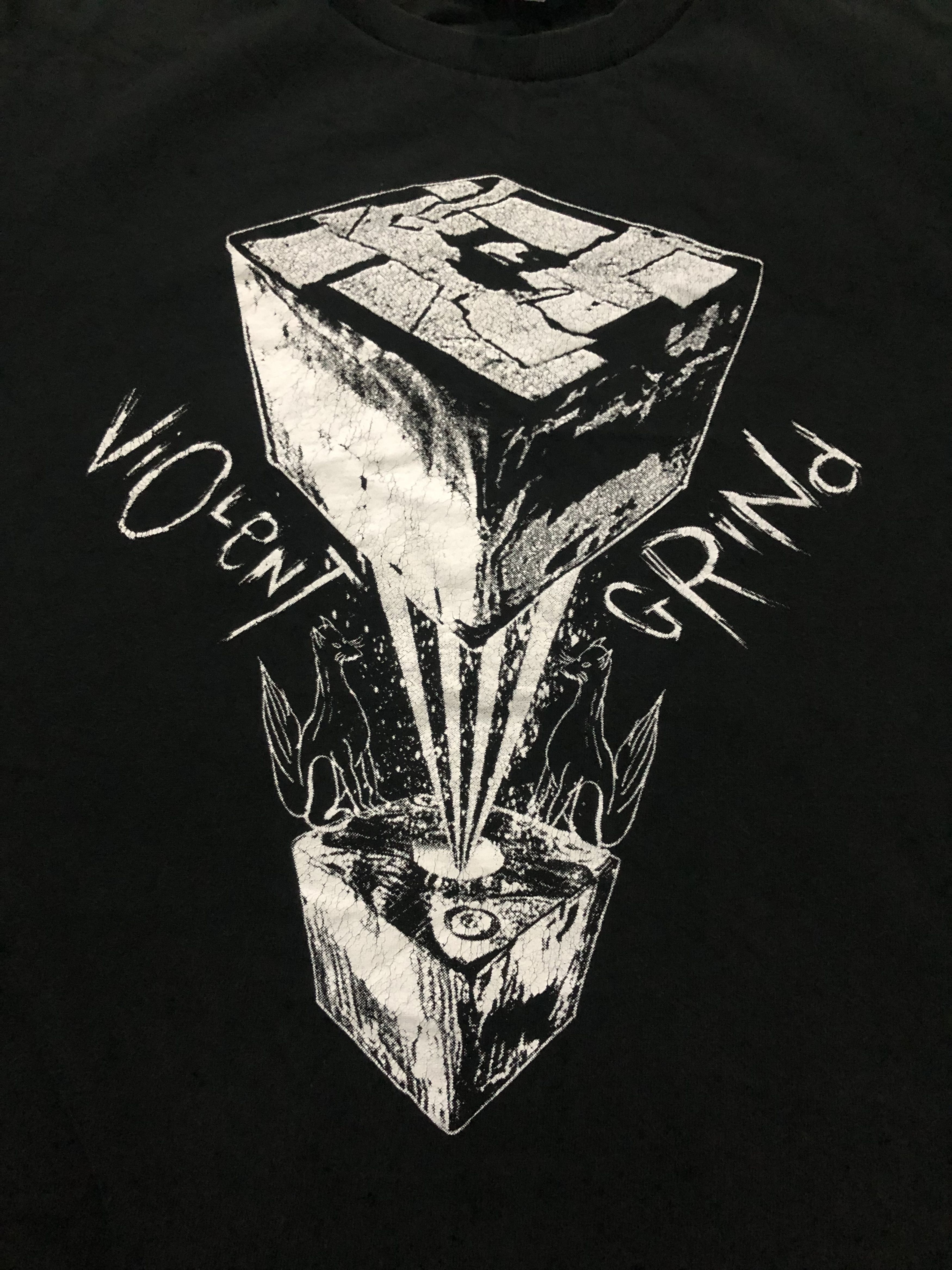 Japanese Brand Violent Grind Japanese Streetwear- Pushead Graphic Skatewear Size US M / EU 48-50 / 2 - 3 Thumbnail