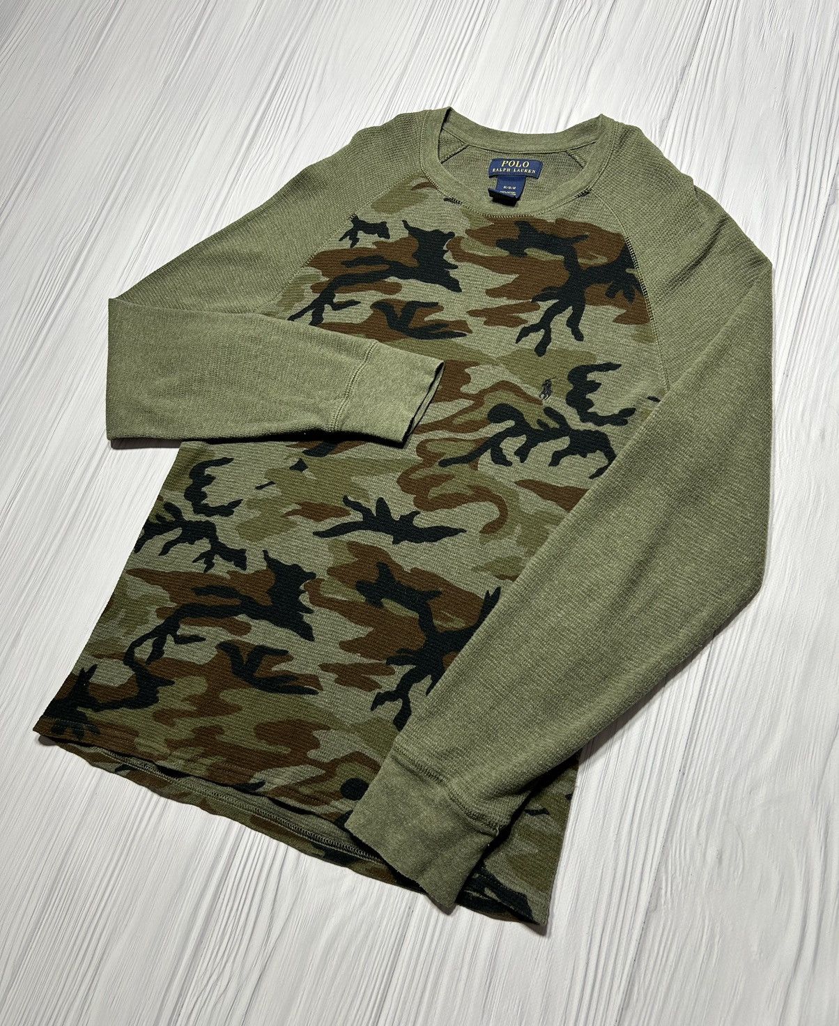 Polo Ralph Lauren Polo Ralph Lauren Camo Longsleeve Military Size US M / EU 48-50 / 2 - 2 Thumbnail