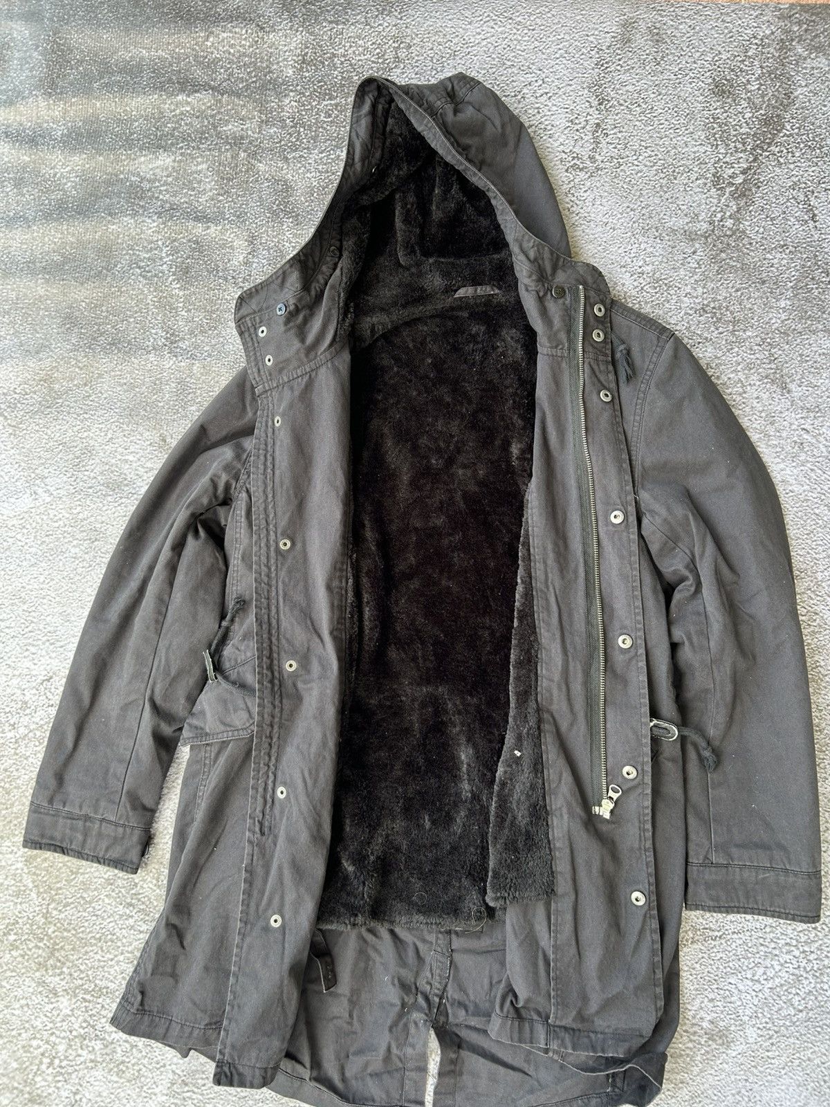 If Six Was Nine × Japanese Brand × Le Grande Bleu (L.G.B.) japanese gu hood fleece parka jacket goa kmrii style Size US L / EU 52-54 / 3 - 6 Thumbnail