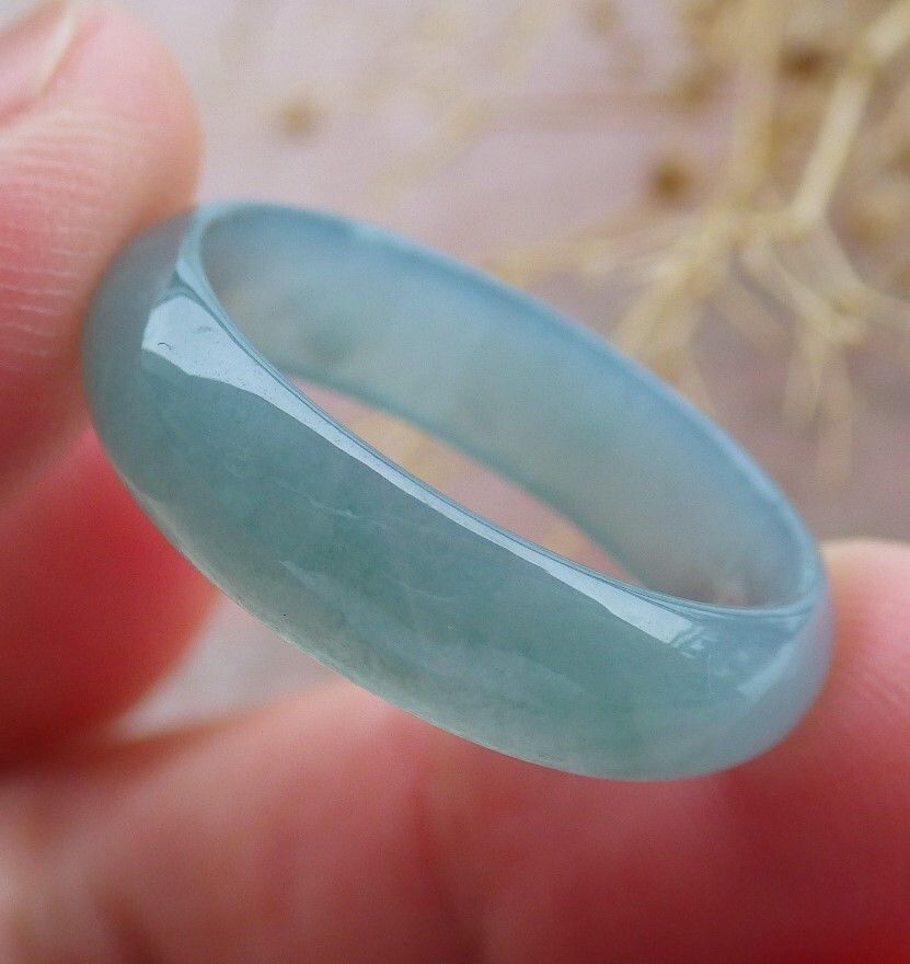 Other 108596 VS Certified ICY Jadeite Jade RING Circle NO 8 Size ONE SIZE - 3 Thumbnail