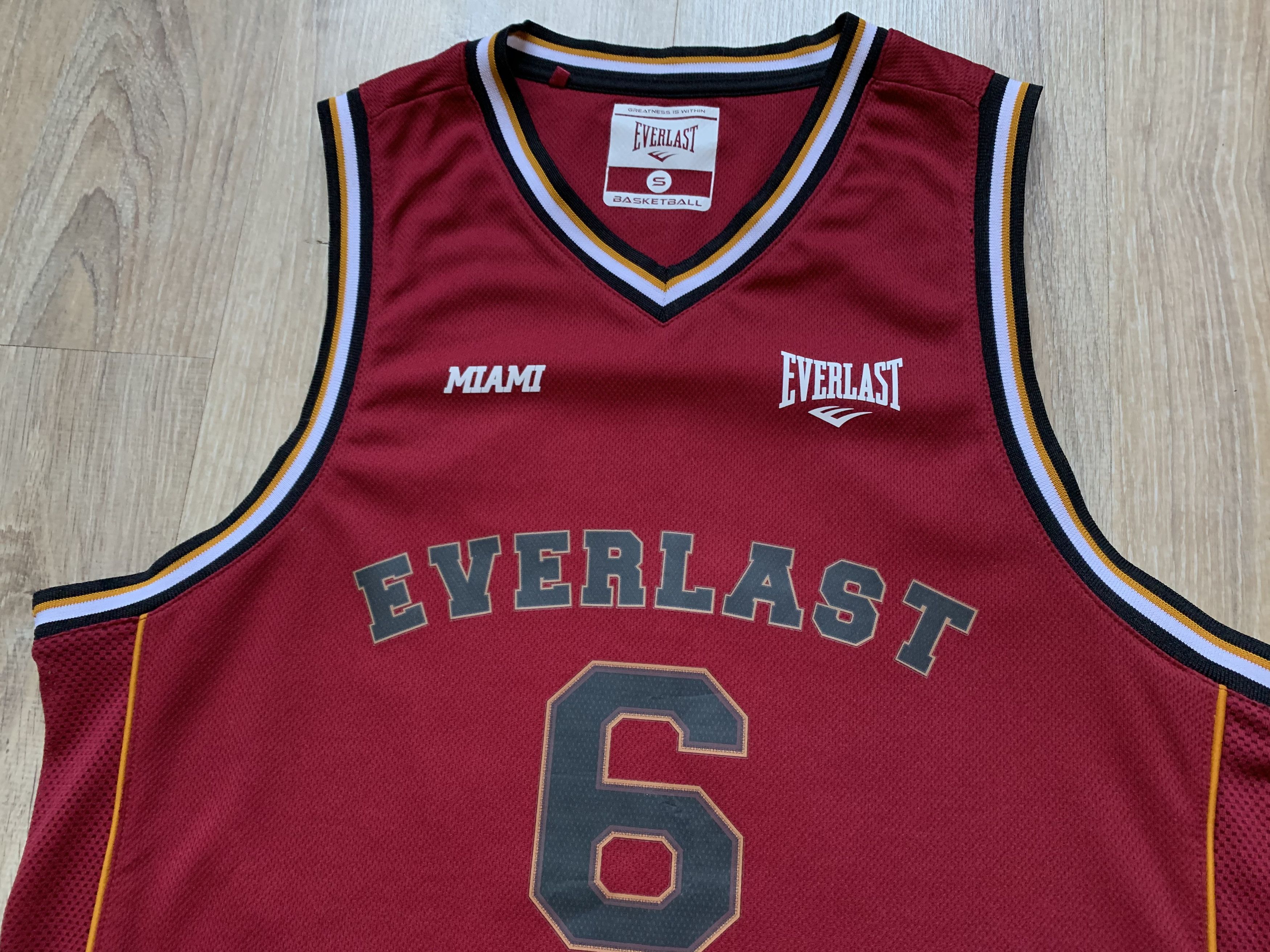 Everlast × NBA Everlast Miami Heat 6 Basketball Printed Jersey Sleeveless Size US S / EU 44-46 / 1 - 9 Thumbnail