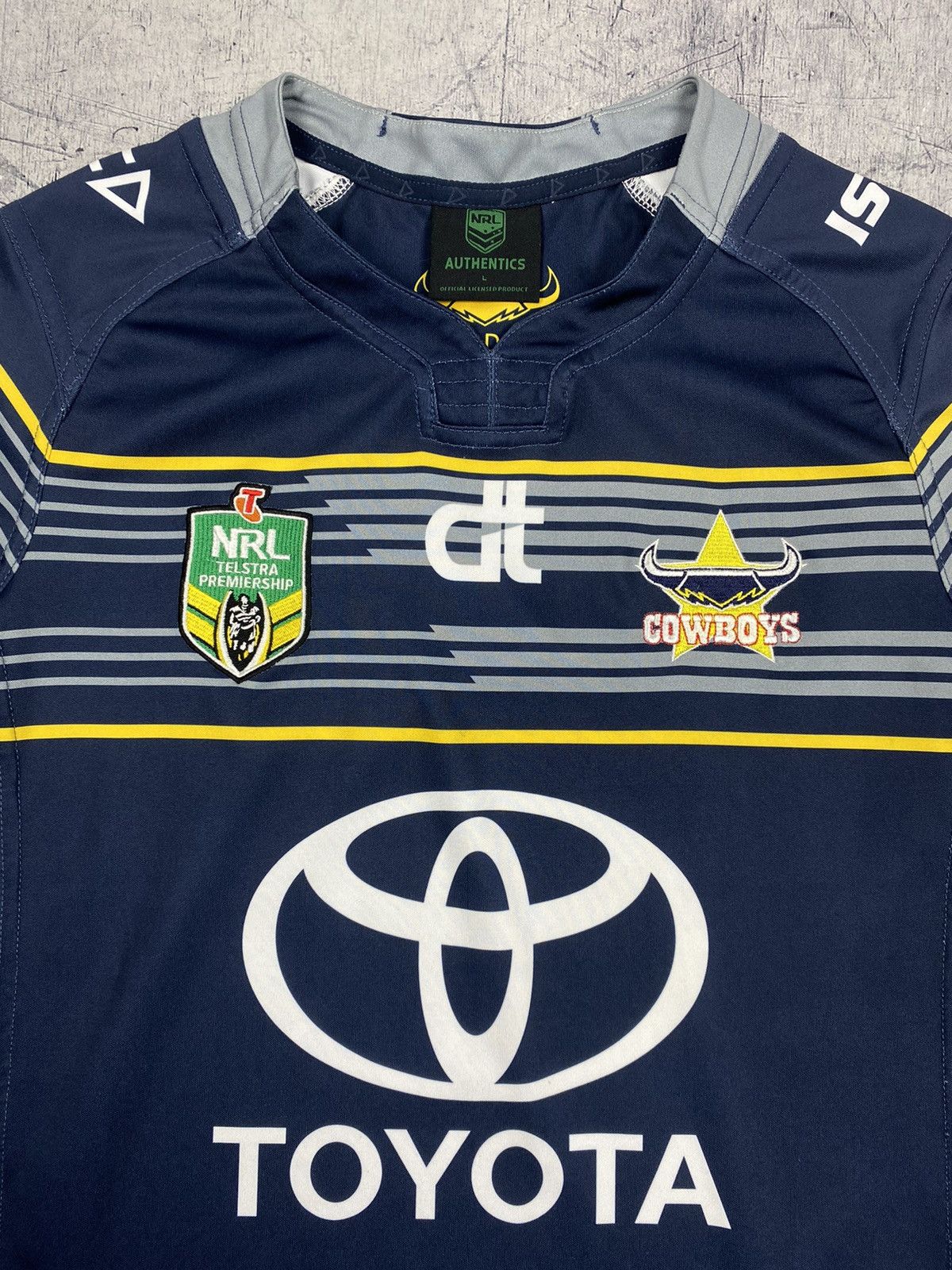 Vintage Cowboys NRL Toyota Rugby Jersey Blokcore Size US L / EU 52-54 / 3 - 6 Thumbnail