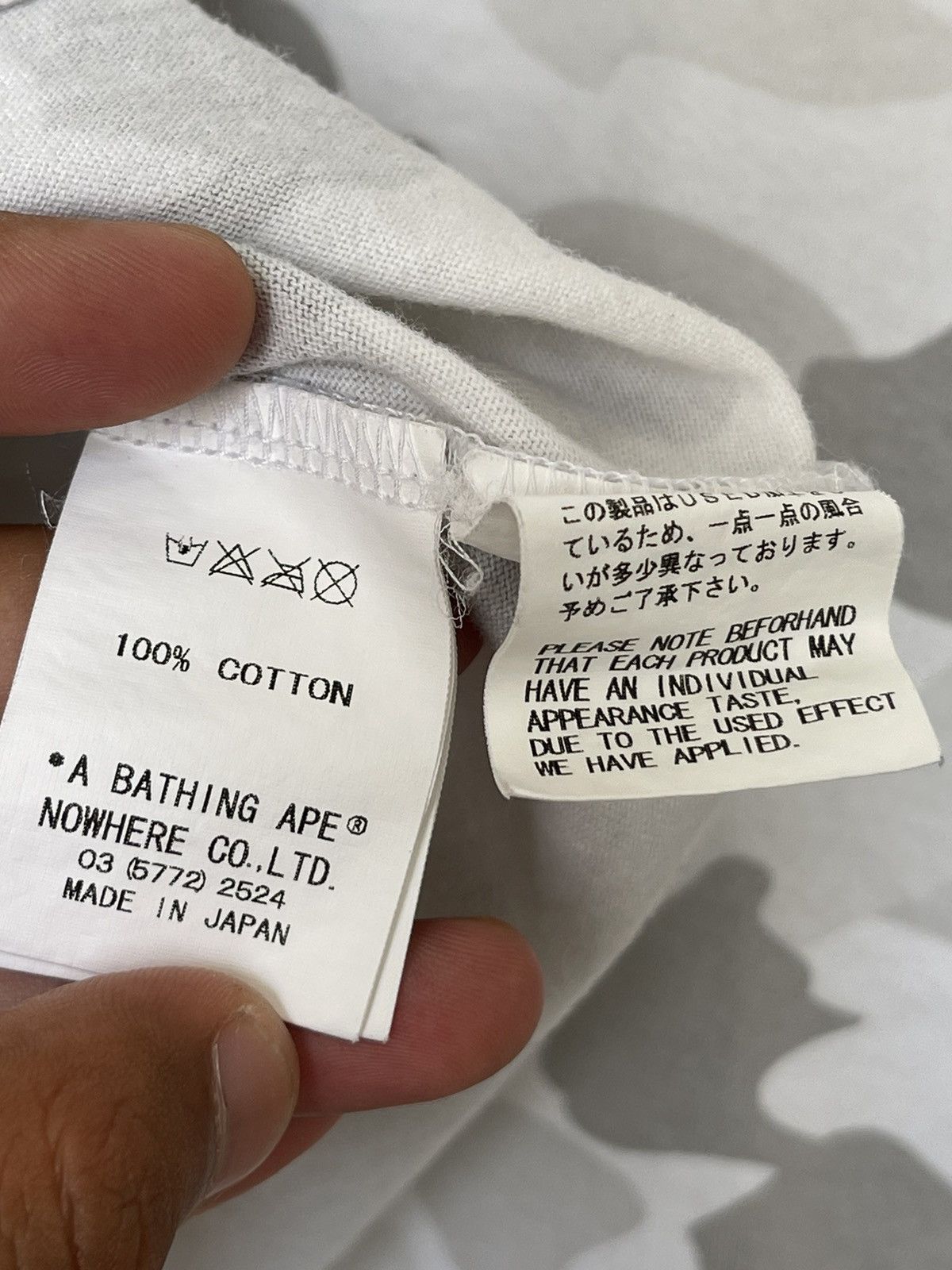 Bape Vintage Bape Camo Tee Size US L / EU 52-54 / 3 - 8 Thumbnail