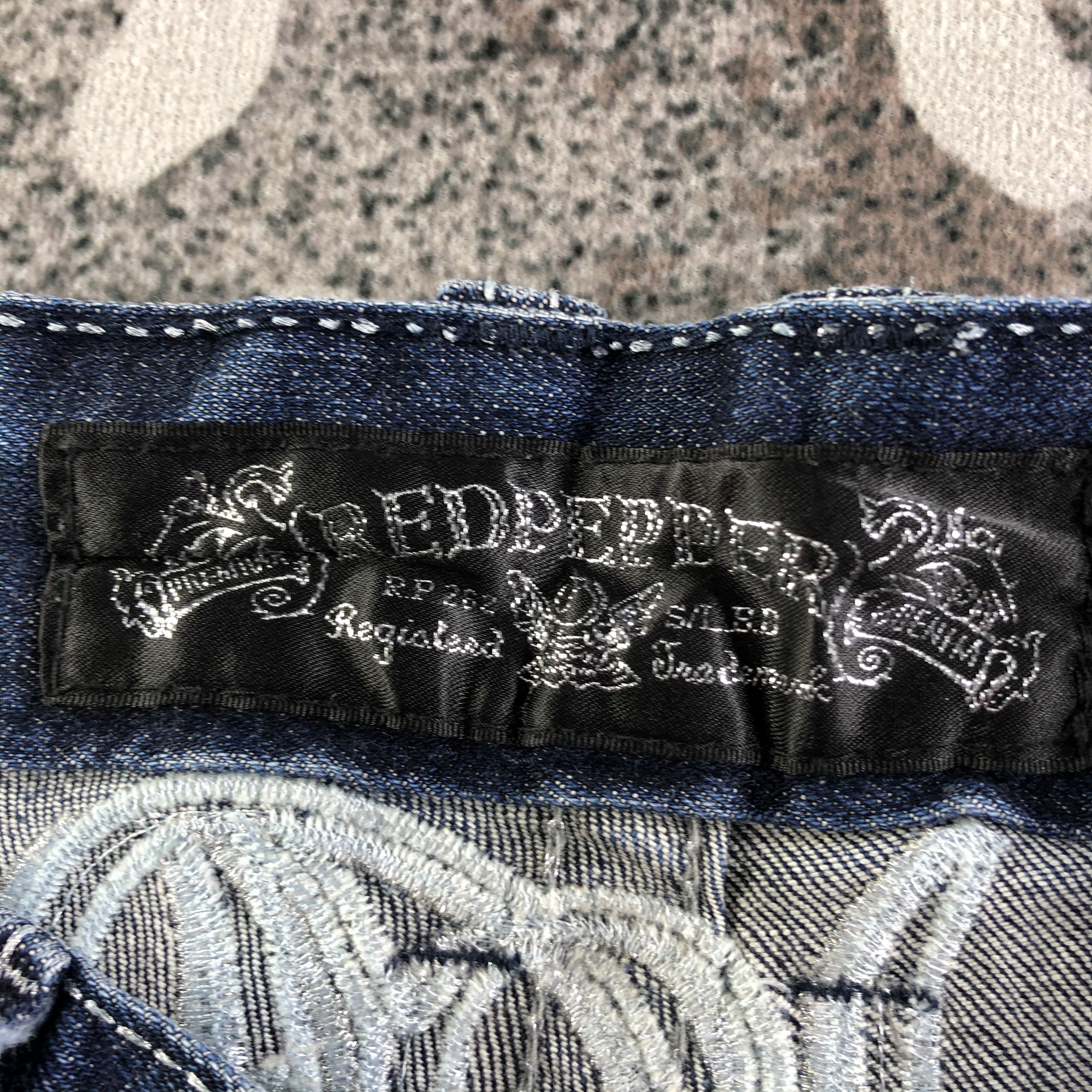 Japanese Brand Japanese Brand Red Pepper Jeans Patchwork Denim Size US 28 / EU 44 - 9 Thumbnail