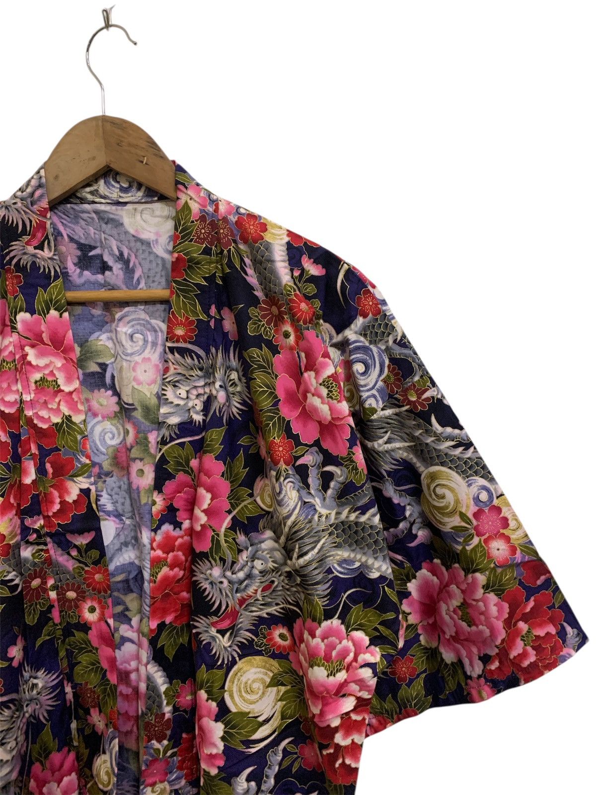 Vintage Final Drop🔥Vintage Traditional Kimono Dragon Overprint Size US L / EU 52-54 / 3 - 4 Thumbnail