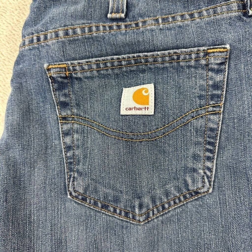 Carhartt Carhartt Men's Size 36 W x 32 L Denim Relax Jeans Zipper Fly Size US 36 / EU 52 - 5 Thumbnail