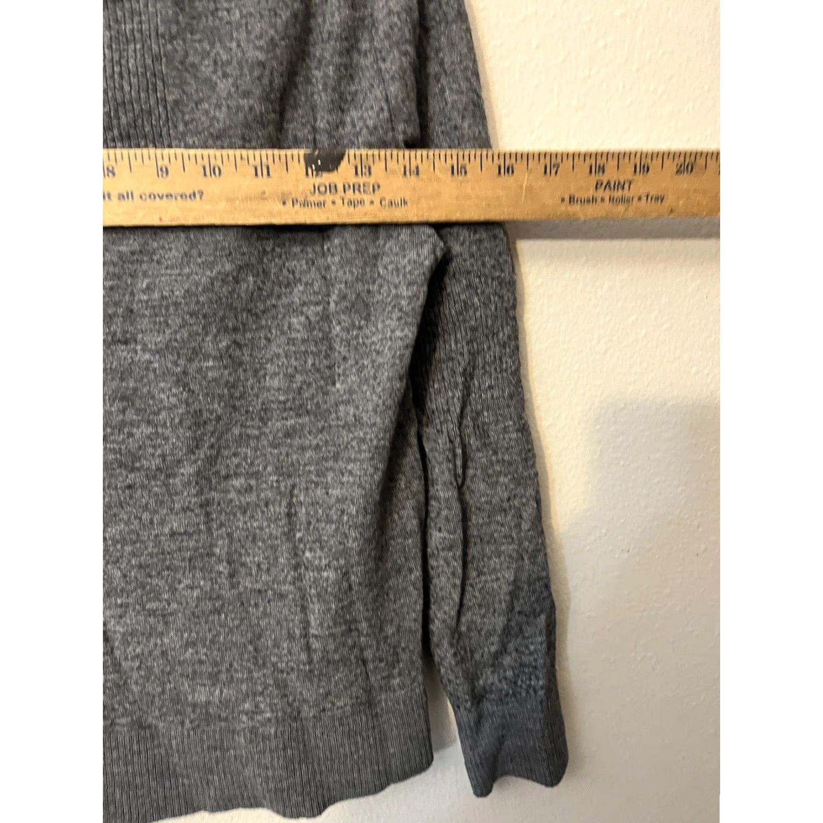 Armani Exchange Armani Exchange Sweater Women’s Small Gray Merino Wool Shawl Collar Pullover Kni Size S / US 4 / IT 40 - 5 Thumbnail