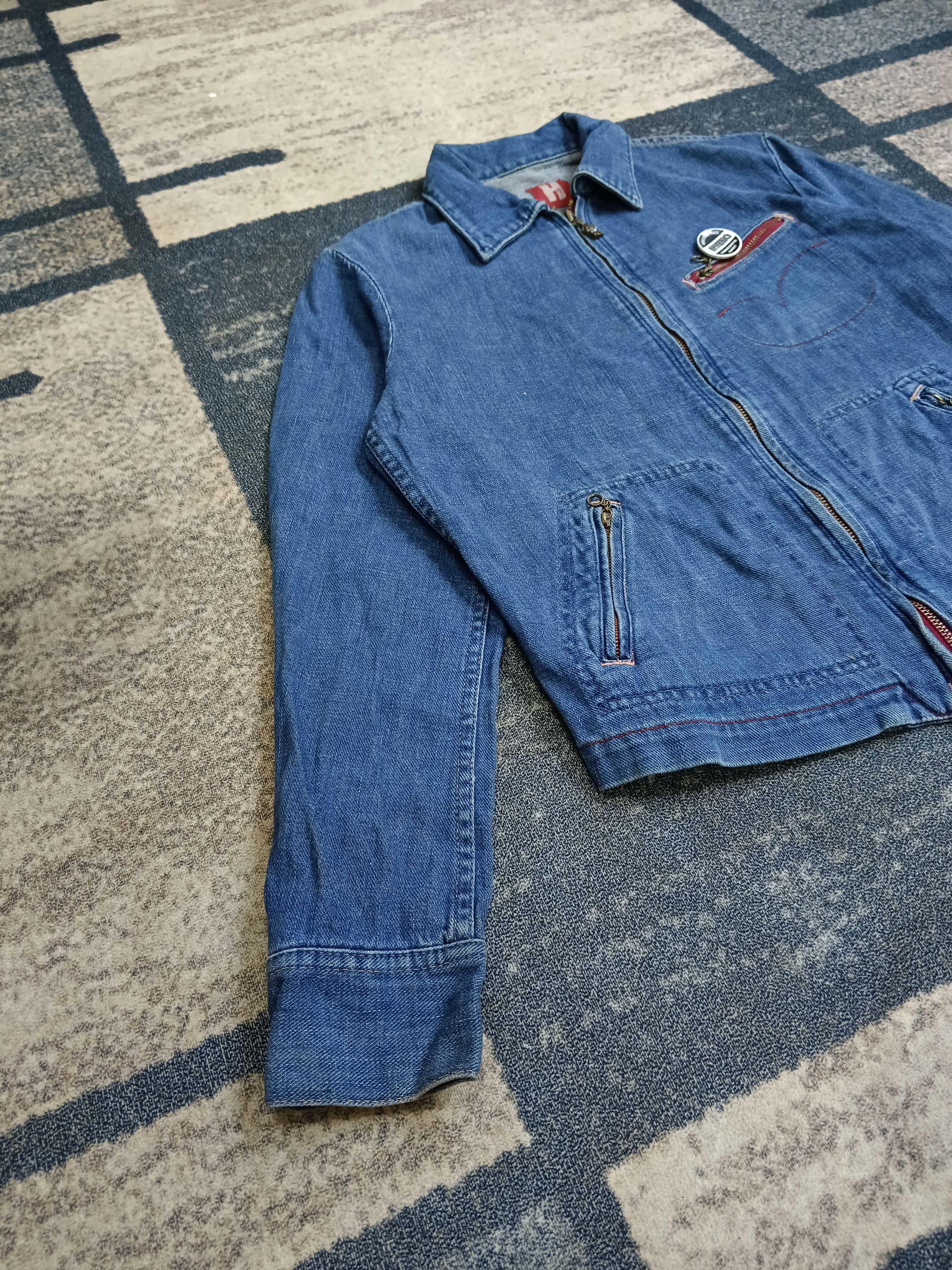 Hysteric Glamour HYSTERIC GLAMOUR DENIM JACKET Size S / US 4 / IT 40 - 3 Thumbnail