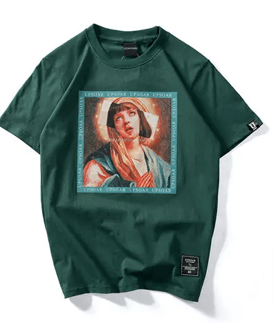 Japanese Brand × Vintage "Virgin Mary-L" Oversized T-shirt Size US L / EU 52-54 / 3 - 1 Thumbnail