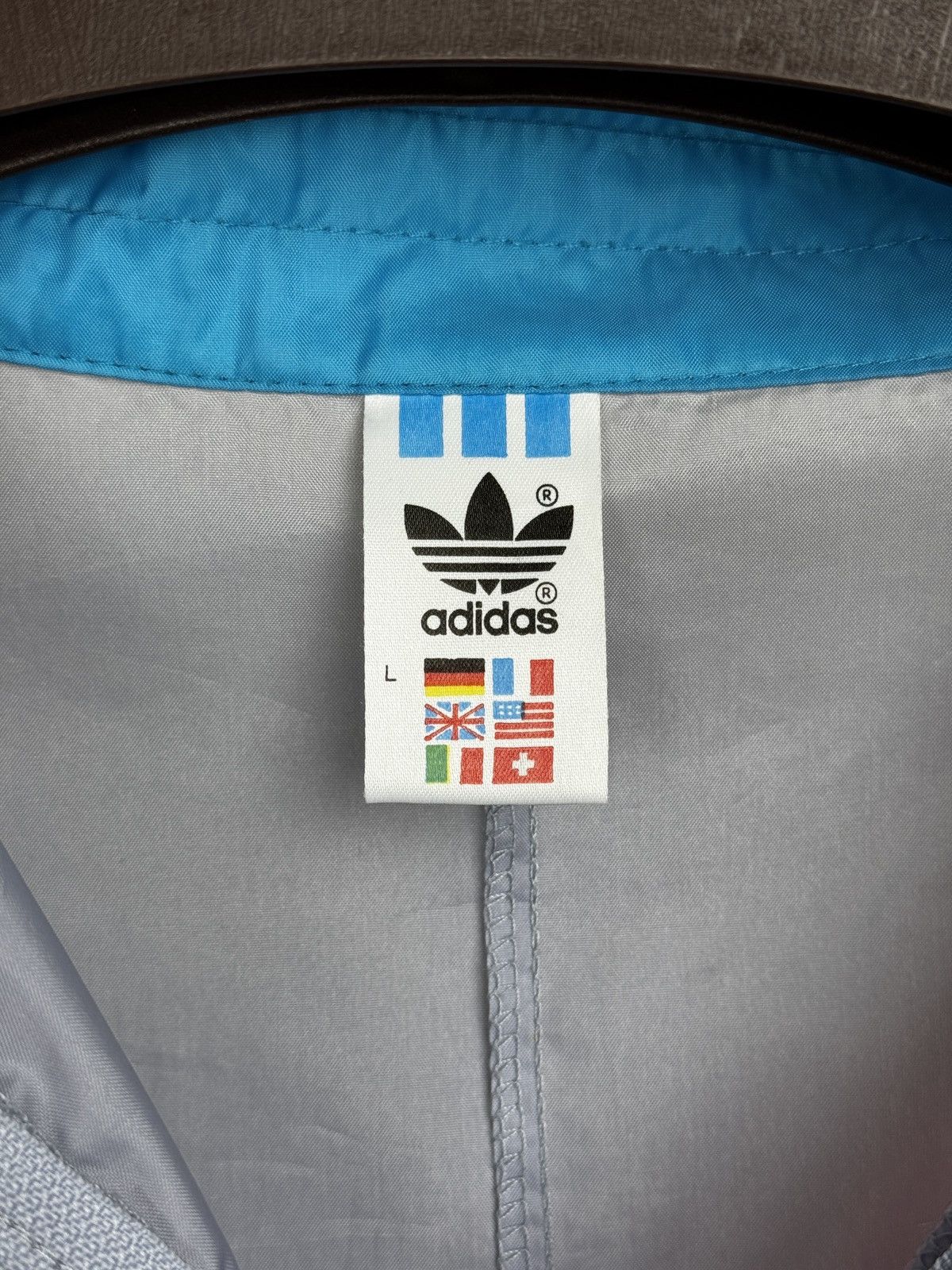 Adidas Adidas vintage 90s Hong Kong colour blocked track top jacket Size US L / EU 52-54 / 3 - 10 Thumbnail