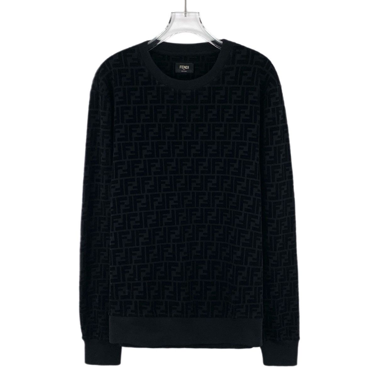 Fendi Fendi Double F All-over Print Long Sleeve Sweatshirt K26WX Size US S / EU 44-46 / 1 - 1 Thumbnail