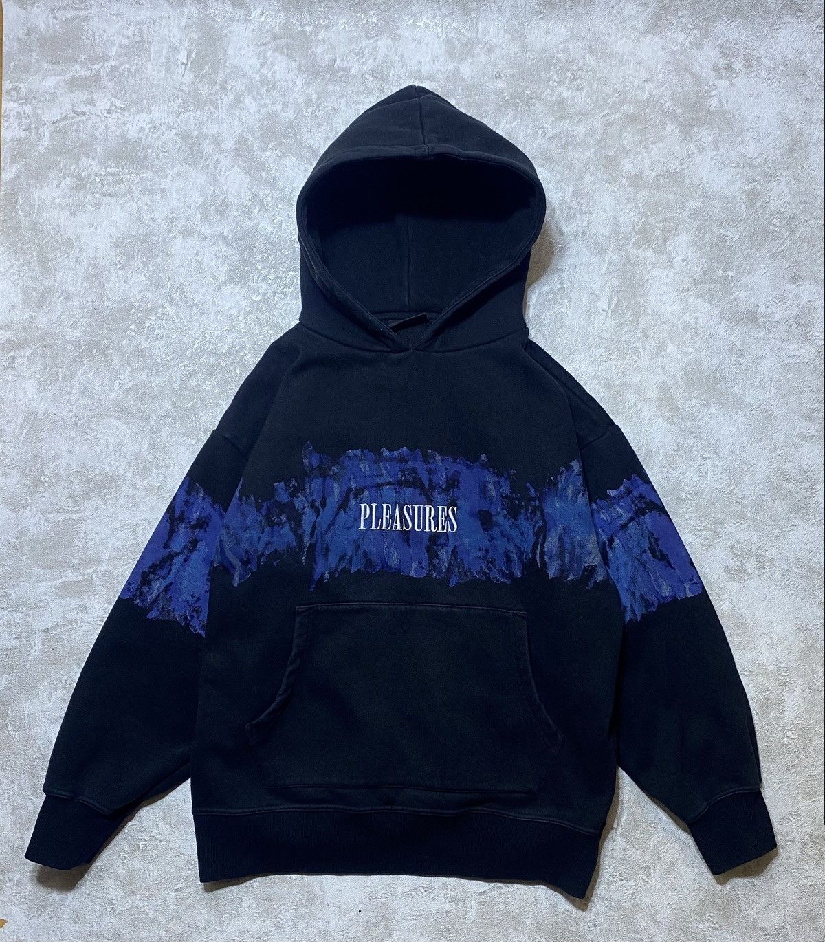 Pleasures PLEASURES Black Hoodie Blue Mountain Graphic Print Hype Y2K Size US M / EU 48-50 / 2 - 1 Thumbnail