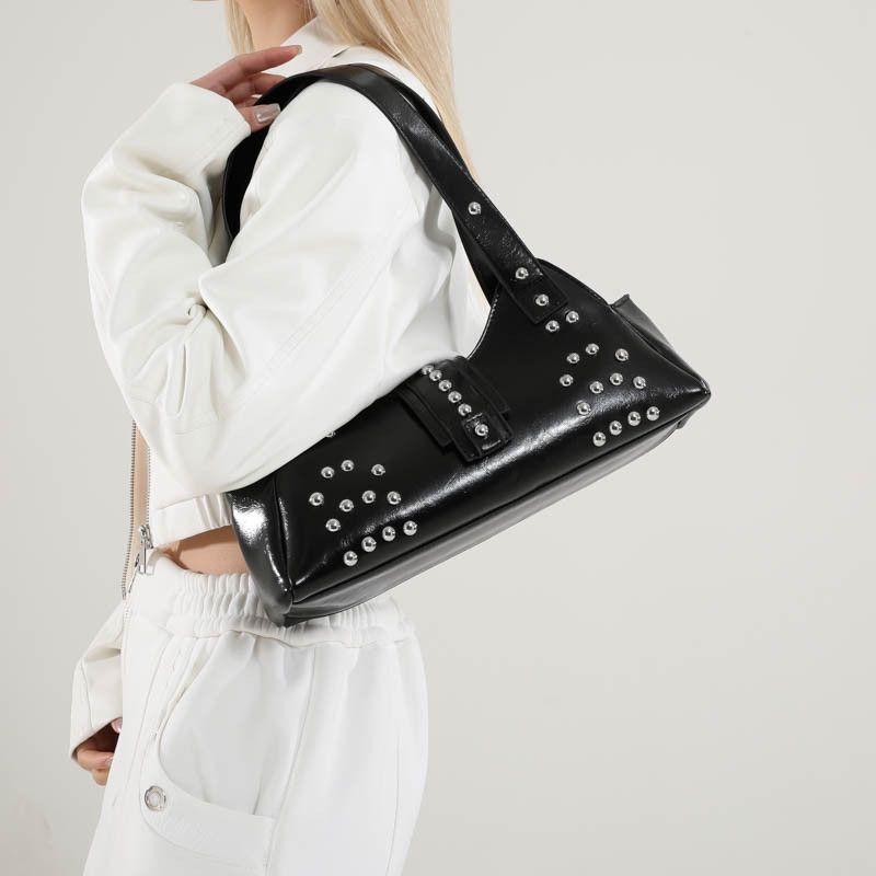 Leather × Vintage 2025 Black Luxury Leather Bag Size ONE SIZE - 2 Thumbnail