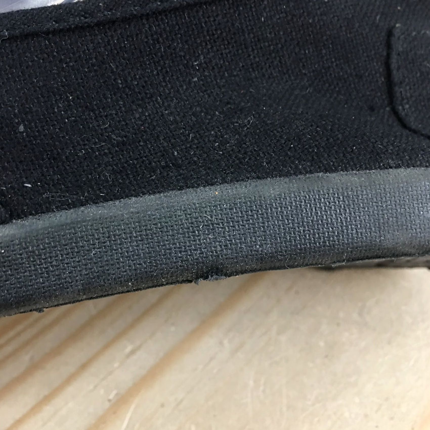 Toms TOMS Shoes Womens 9.5 Mens 8 Slip On Black Canvas Casual Comfort Low Top Flats - Casual Shoes - Black Canvas Slip-On - Womens Mens - TOMS Size L / US 10 / IT 46 - 7 Thumbnail