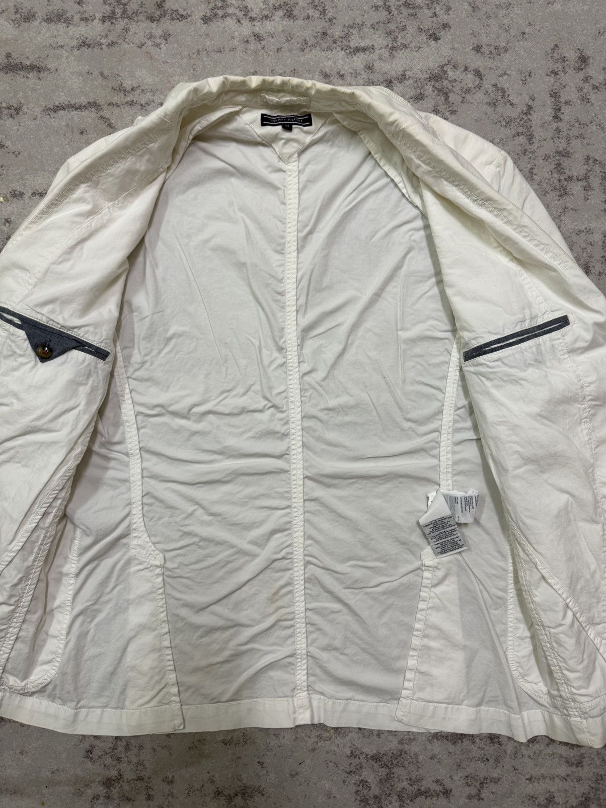 Tommy Hilfiger Tommy Hilfiger Open Colar Blazer Jacket Cotton Size US M / EU 48-50 / 2 - 8 Thumbnail