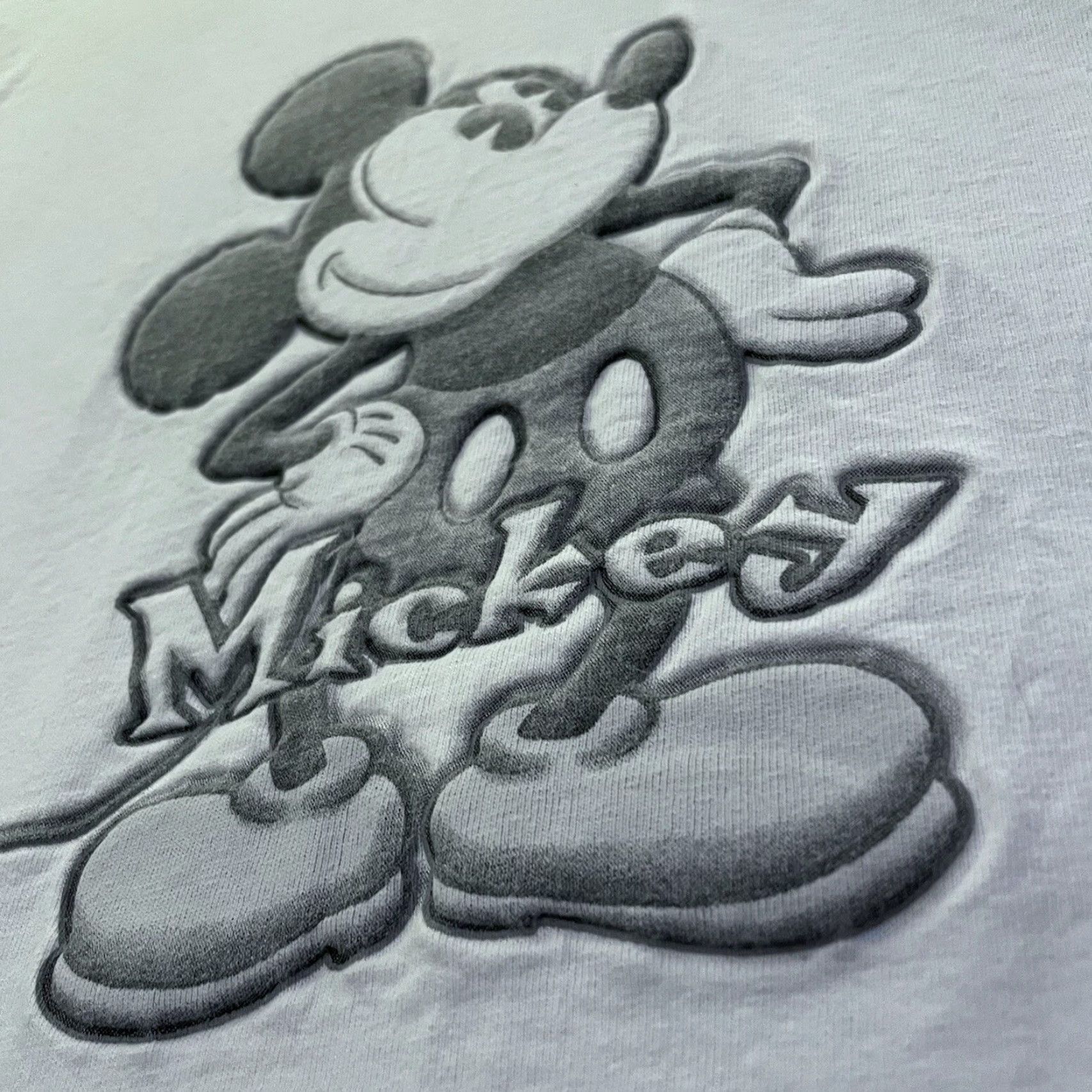 Disney VINTAGE Disney Shirt Mens Medium White Mickey Tshirt Size US M / EU 48-50 / 2 - 3 Thumbnail