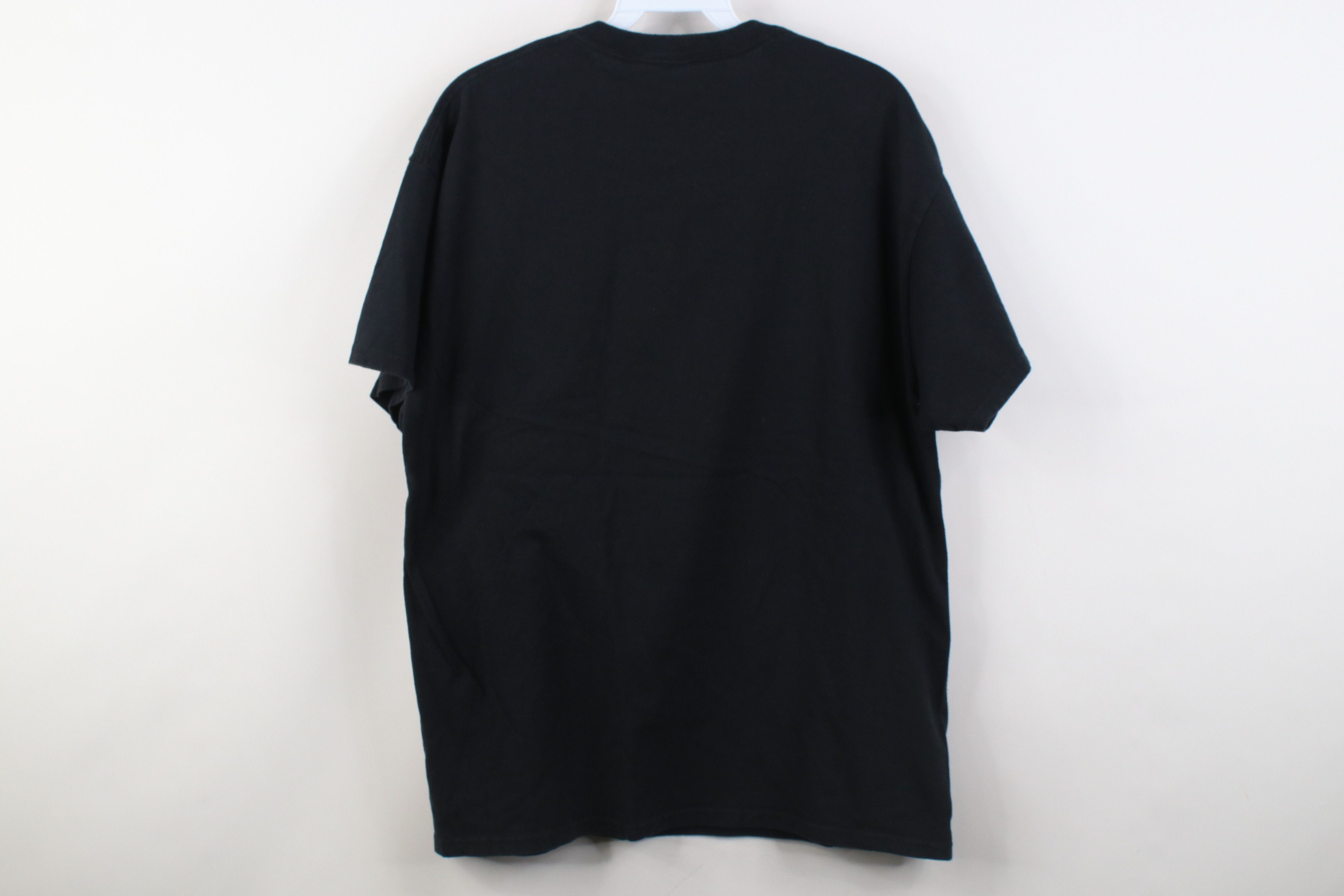 Vintage Vintage 90s Streetwear Cotton Short Sleeve T-Shirt Black Size US L / EU 52-54 / 3 - 9 Thumbnail