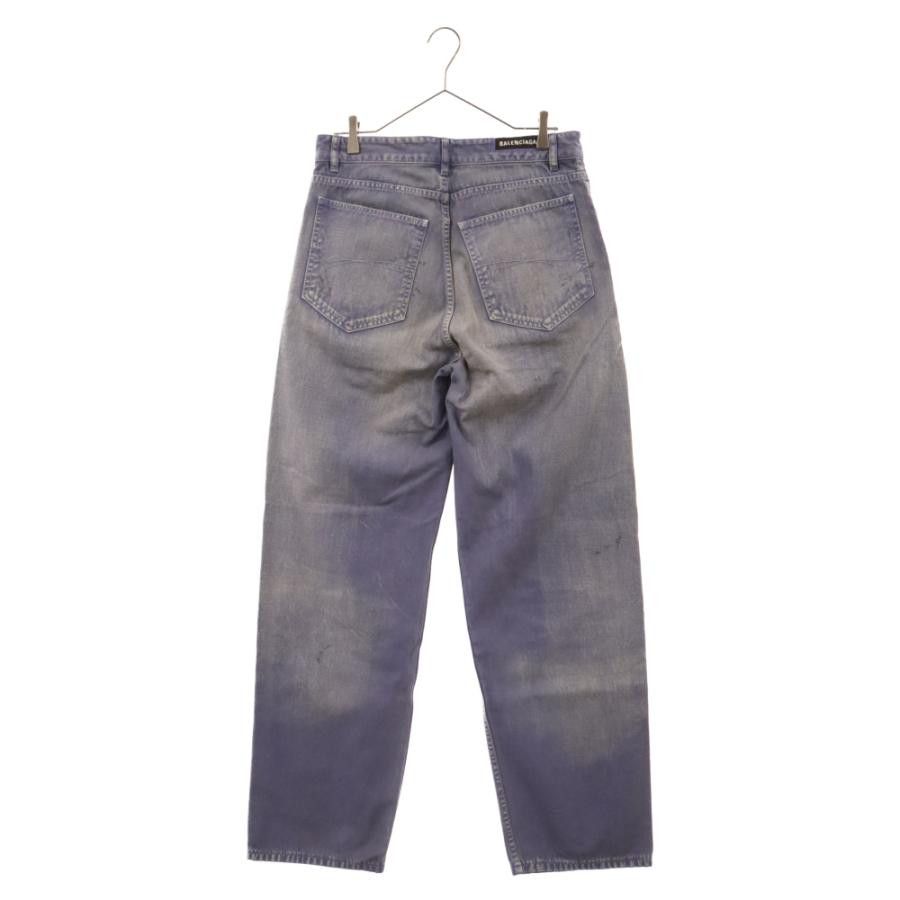 Balenciaga o1tr1nto0825 Loose Fit Jeans Workwear in Purple Size US 34 / EU 50 - 2 Thumbnail