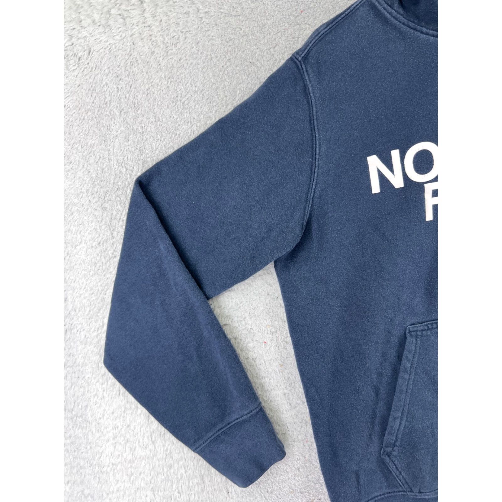 The North Face The North Face Sweater Mens Adult Medium Blue Pullover Hoodie Pocket Jersey Fabric Size US M / EU 48-50 / 2 - 3 Thumbnail