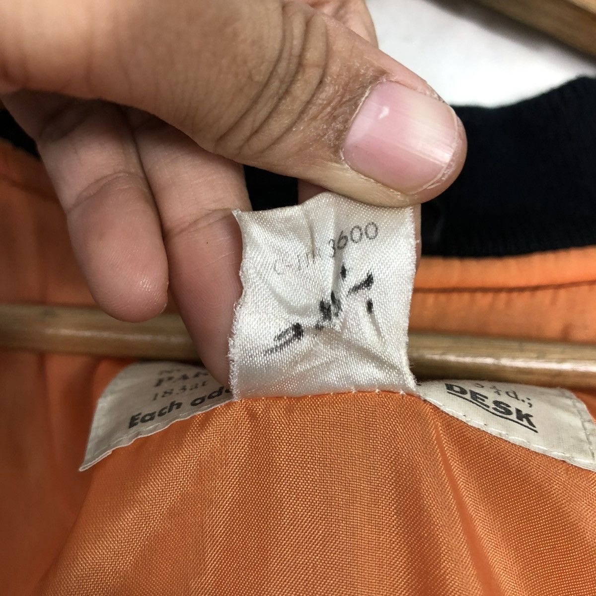 Japanese Brand 🔥VINTAGE BOMBER JACKET MA-1 MILITARY IRISH ISSEY MIYAKE Size US M / EU 48-50 / 2 - 21 Thumbnail