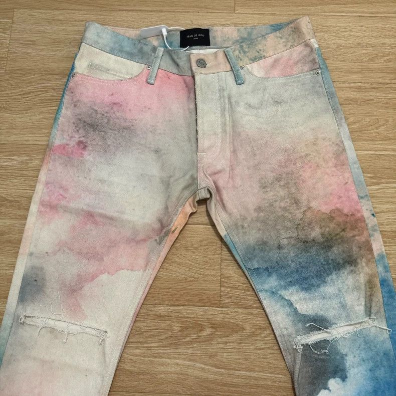 Fear of God Fear of God rainbow jeans Size US 32 / EU 48 - 2 Thumbnail