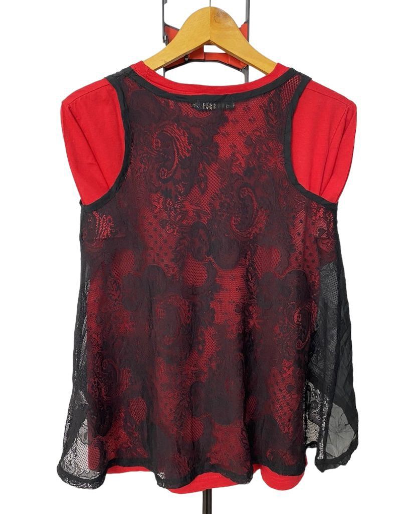 If Six Was Nine × Japanese Brand × Le Grande Bleu (L.G.B.) Japanesebrand galyge mesh tank top skull Size M / US 6-8 / IT 42-44 - 4 Thumbnail