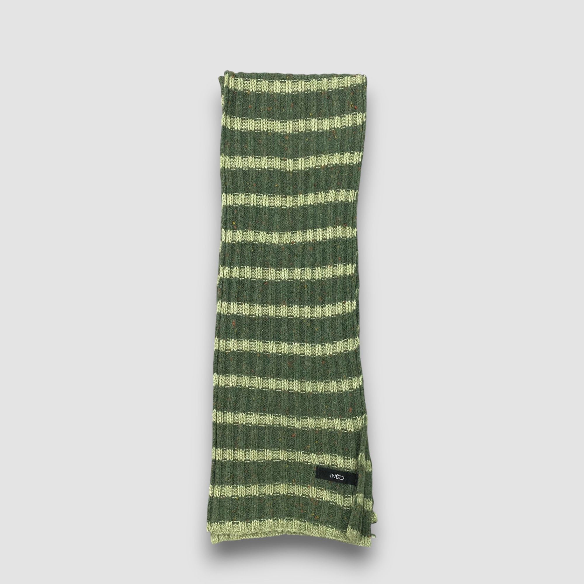 Yohji Yamamoto Vintage Ined Scarf Muffler Yohji Yamamoto Wool Knit Scarves Size ONE SIZE - 2 Thumbnail
