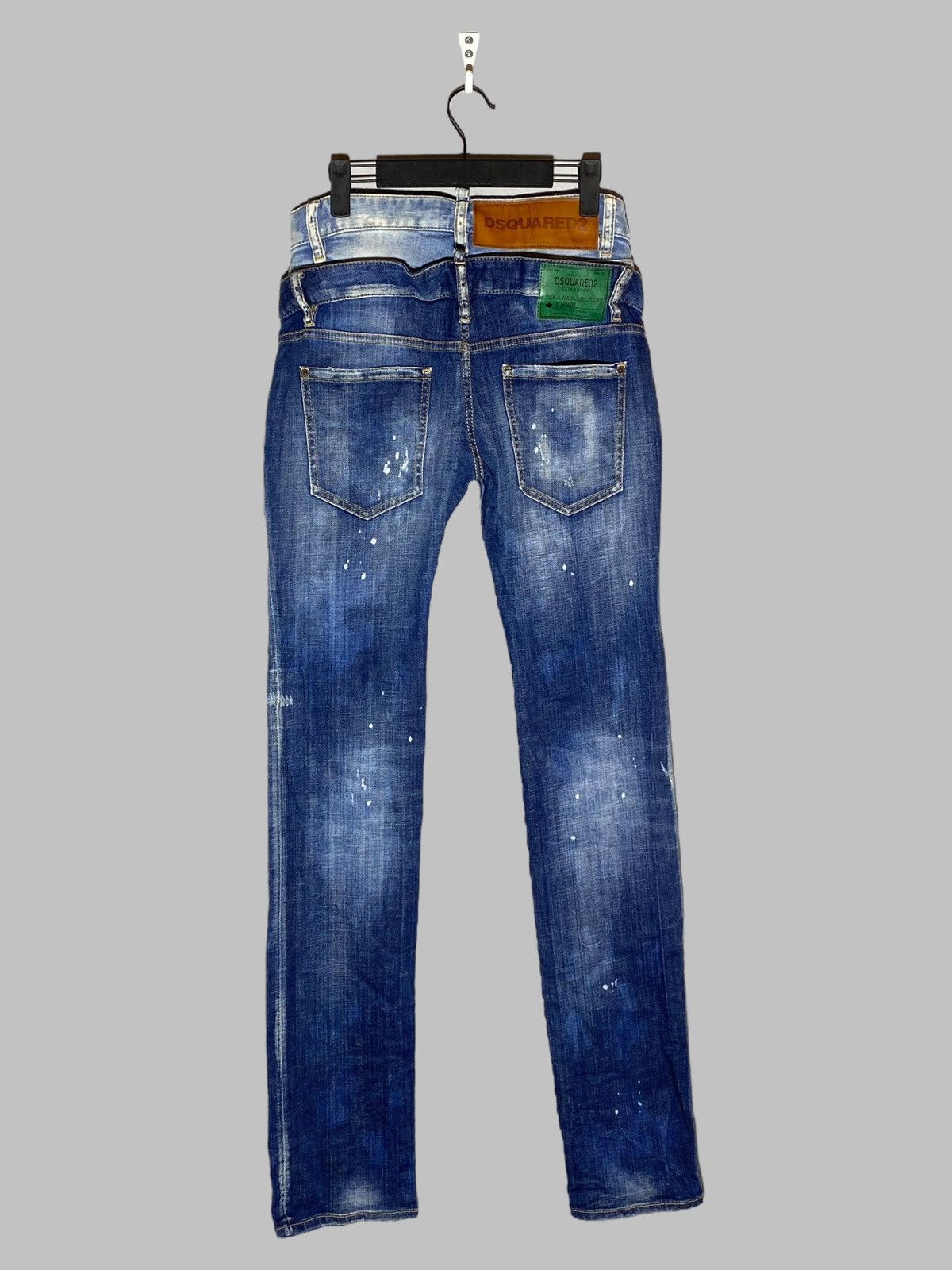 Dsquared2 Dsquared2 Twin Pack Layered Jeans Distressed Washed Denim Size 28" / US 6 / IT 42 - 4 Thumbnail