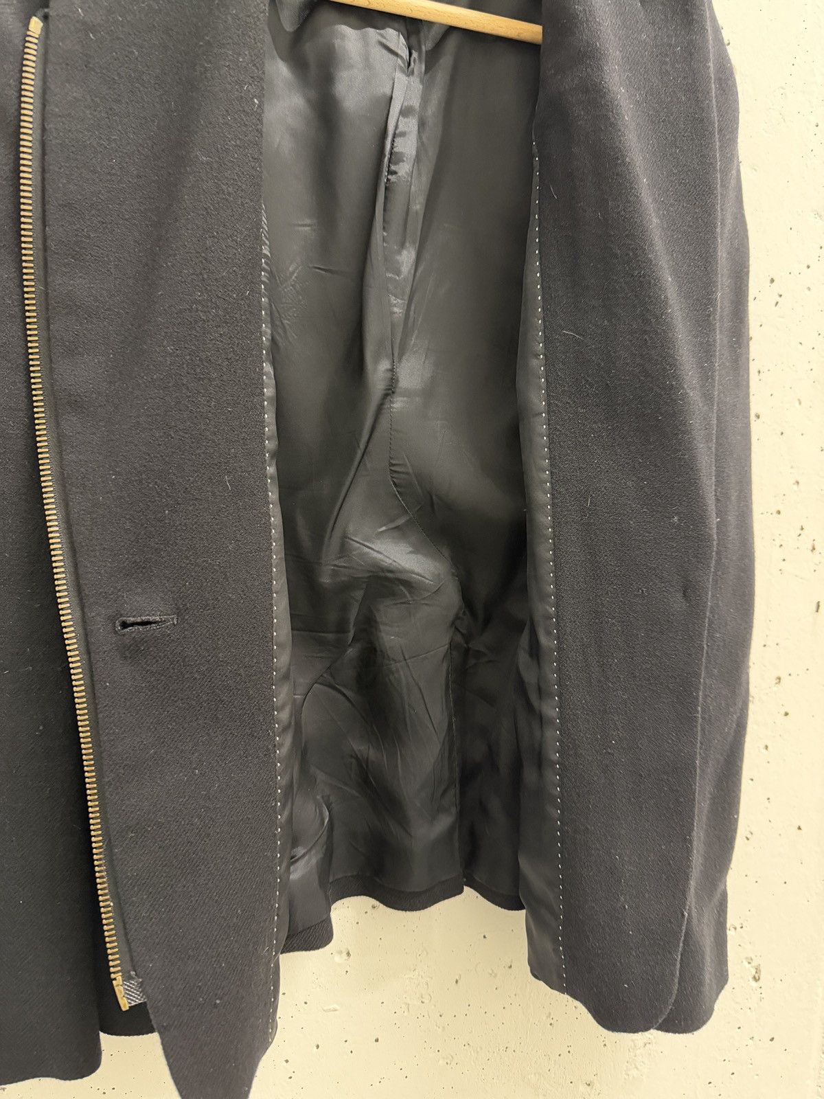 Dries Van Noten Dries Van Noten Asymmetric Zip Wool Blazer Size M / US 6-8 / IT 42-44 - 8 Thumbnail