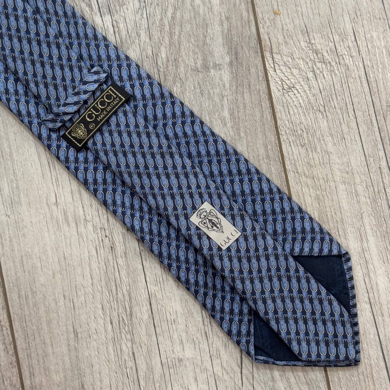 Gucci Vintage Gucci Silk Tie Size ONE SIZE - 5 Thumbnail