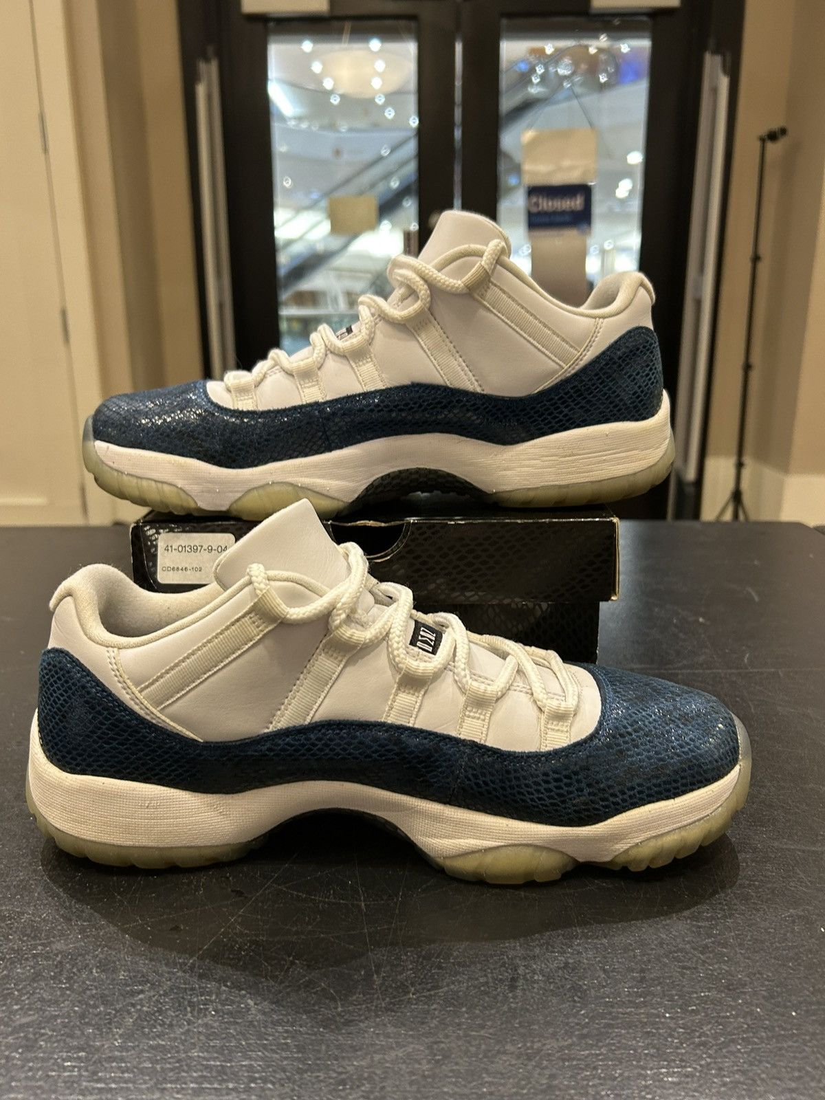 Jordan Brand Jordan 11 Retro Low ‘Snake Navy’ Size US 11 / EU 44 - 2 Thumbnail