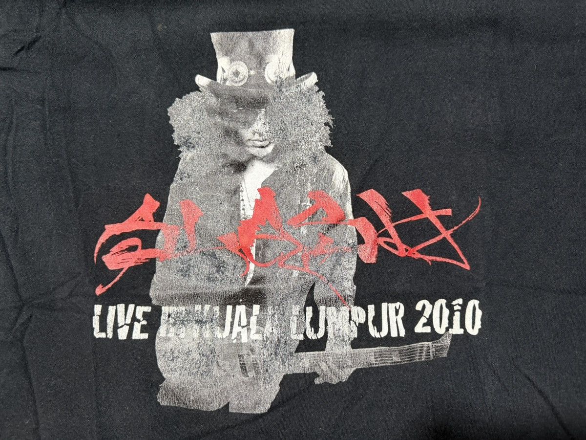 Band Tees × Guns N' Roses × Vintage Near Vintage 2000s GnR Slash Live in KL T-Shirt Size US M / EU 48-50 / 2 - 5 Thumbnail
