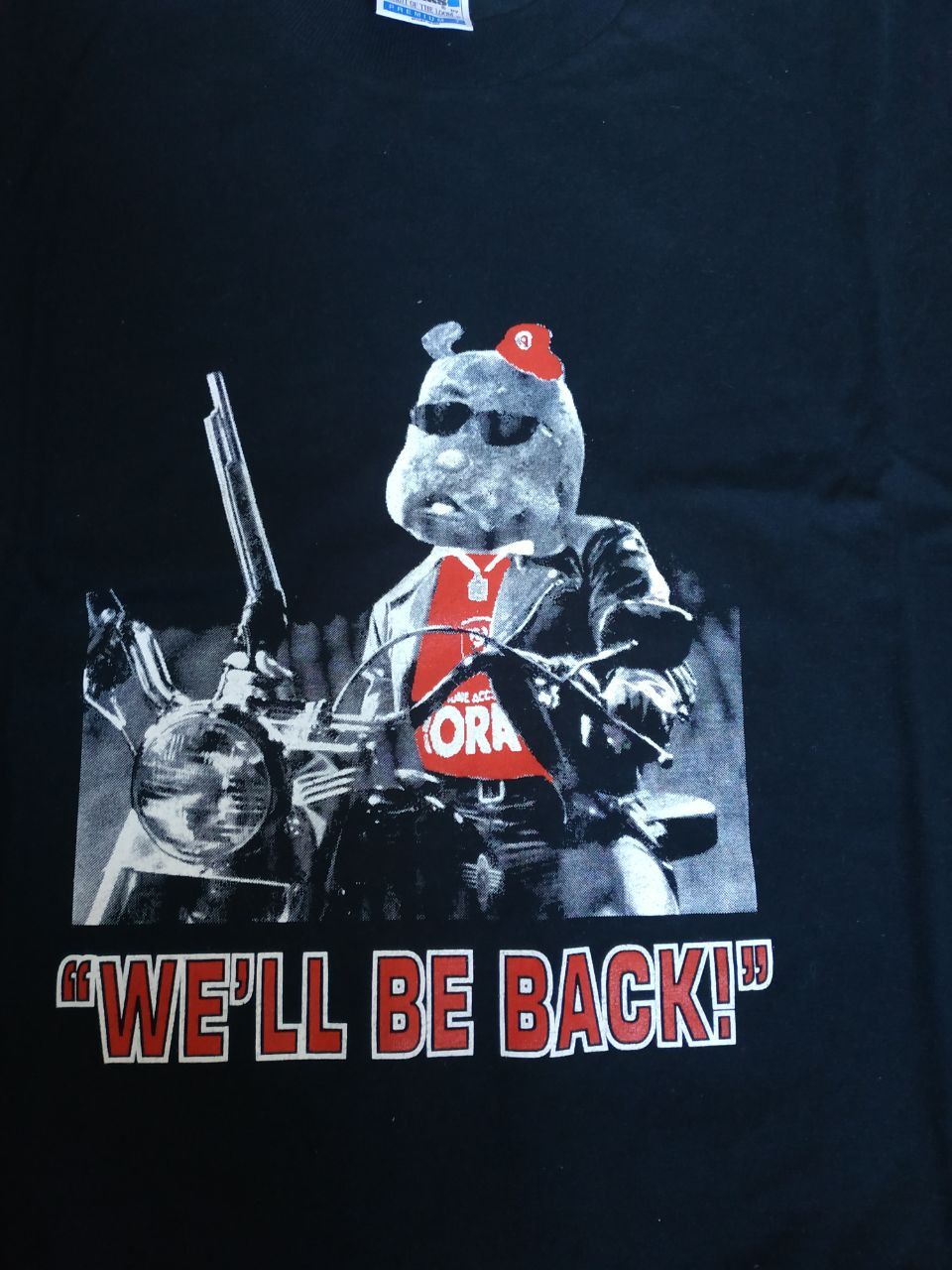 Fruit Of The Loom Vintage 90s Barnsley FCTobyTerminator We'll Be Back Screen Size US XL / EU 56 / 4 - 2 Thumbnail