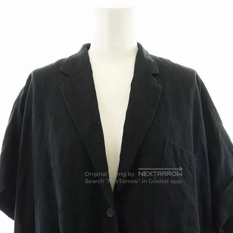 Yohji Yamamoto Y's Black Long Sleeve Dress Coat. Size M / US 6-8 / IT 42-44 - 7 Thumbnail