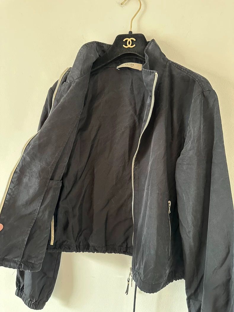 Prada Prada Black women's zipper jacket 2501-Nextarrow Size S / US 4 / IT 40 - 3 Thumbnail