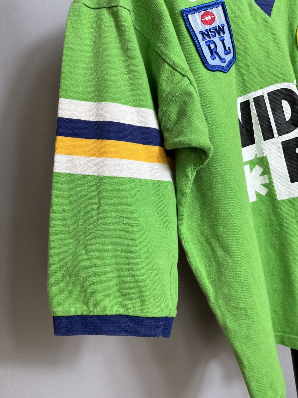 Sports Specialties 1990 1991 Canberra Raiders Rugby League Shirt Adults Cotton Size US L / EU 52-54 / 3 - 6 Thumbnail