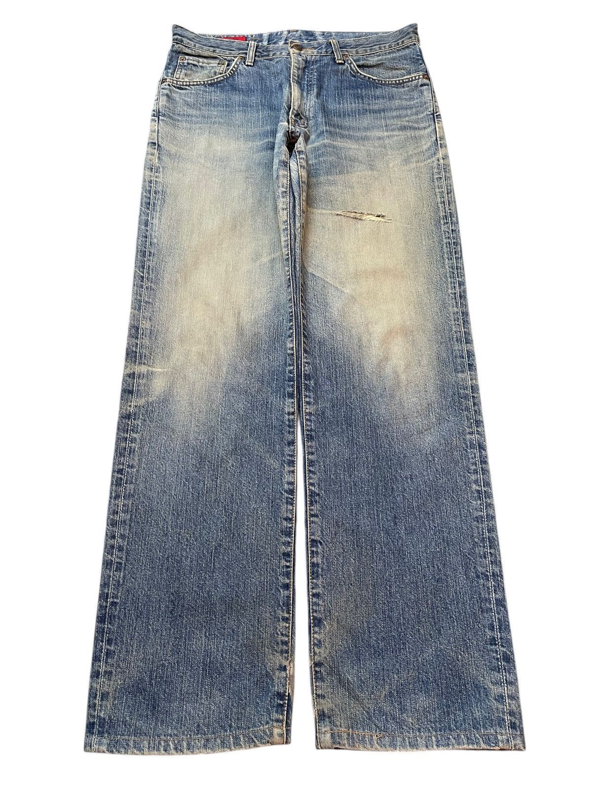 Edwin Vintage Edwin 503 Mud Wash Faded Style Loose Jeans Size US 32 / EU 48 - 1 Thumbnail